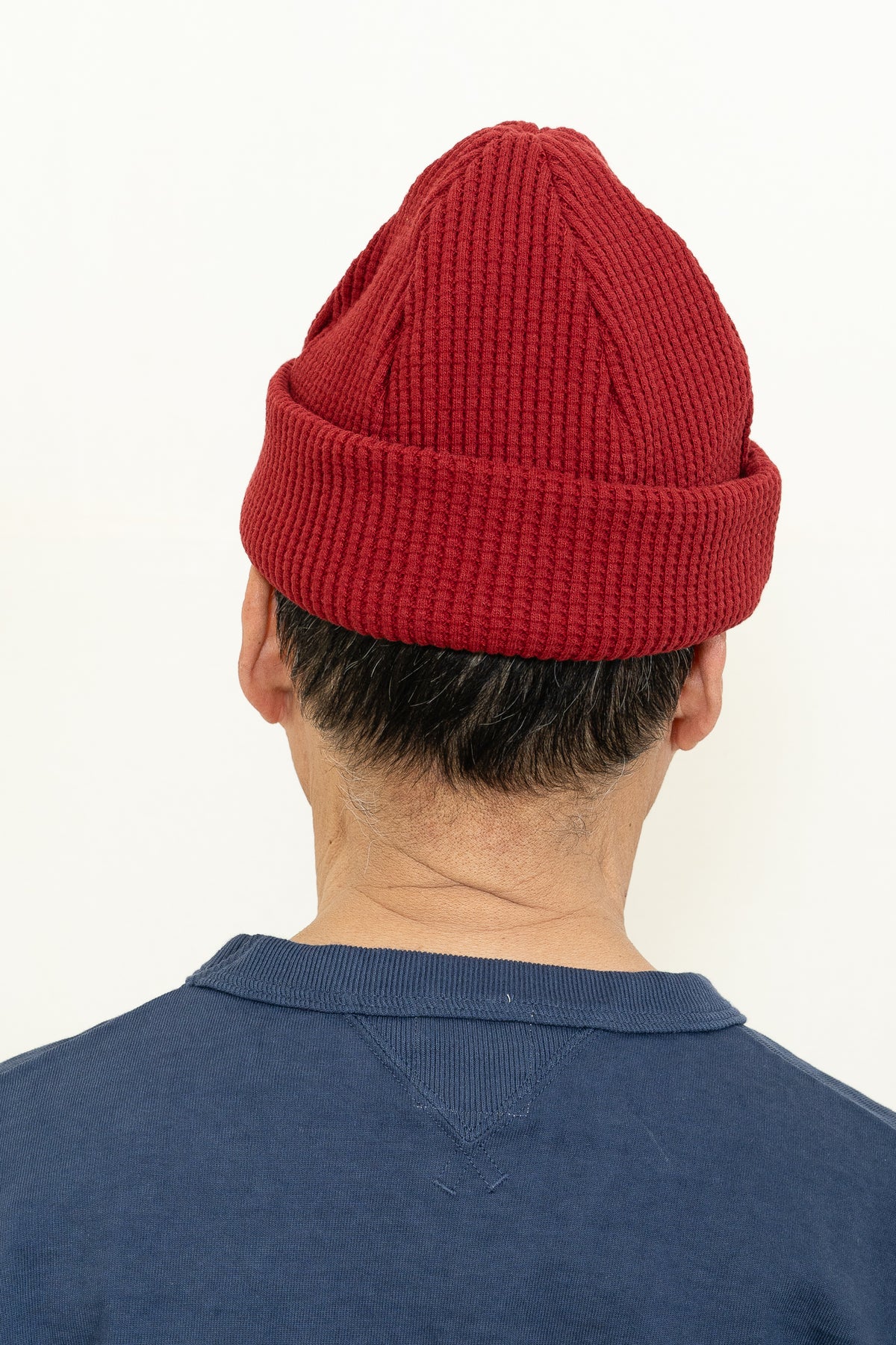 Jackman Waffle Knit Cap in Ketchup