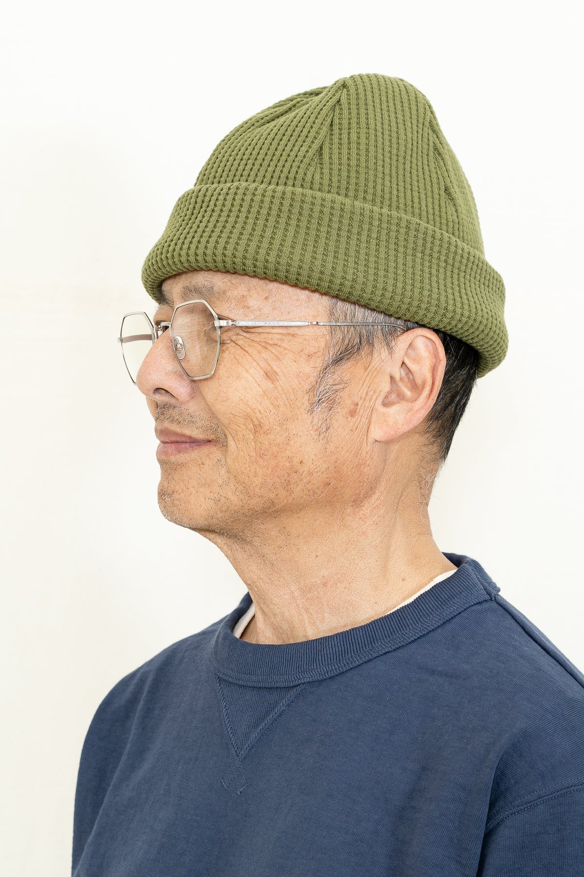 Jackman Waffle Knit Cap in Pickles