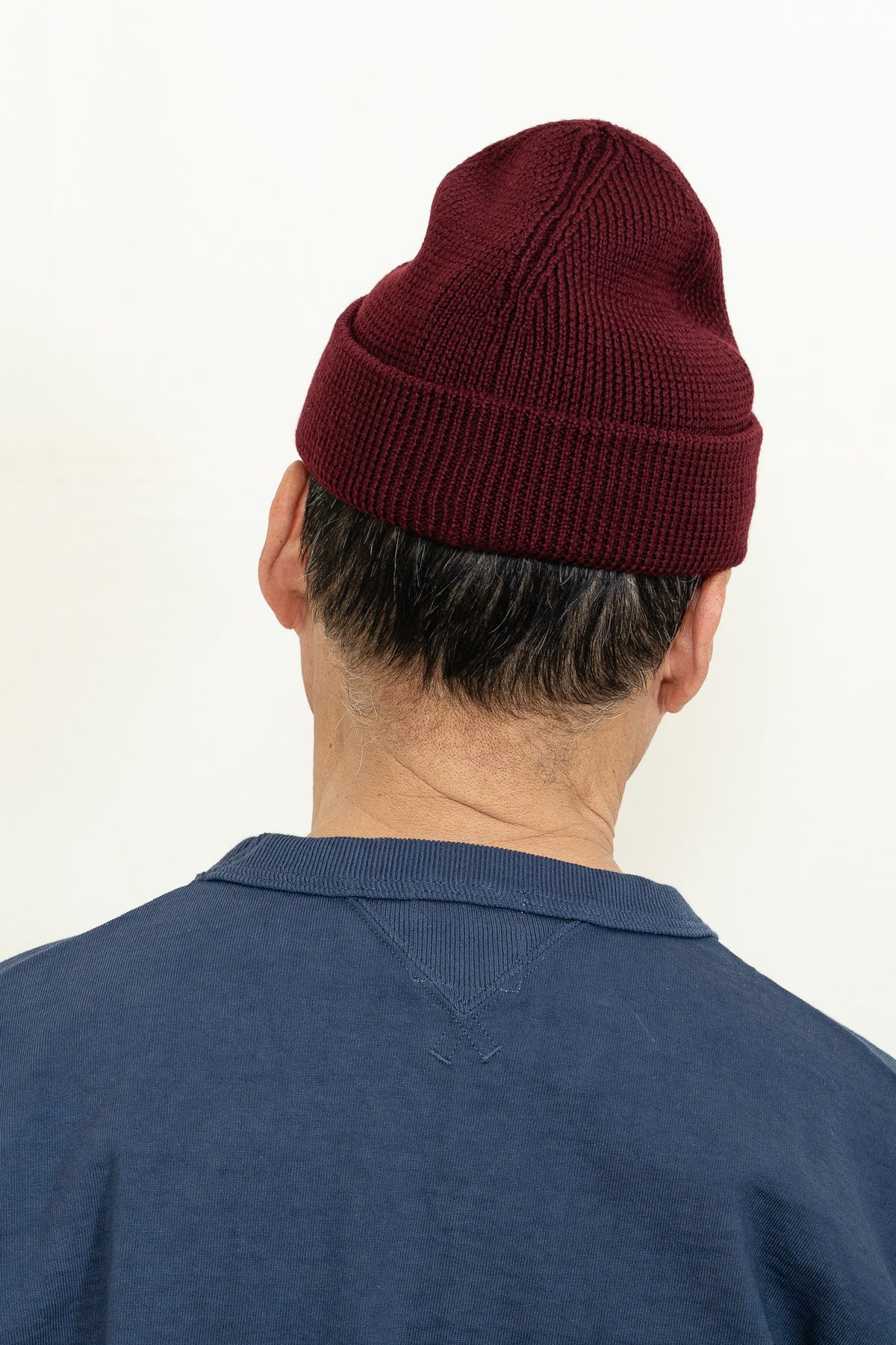 Merz b. Schwanen Watch Cap in Burgundy