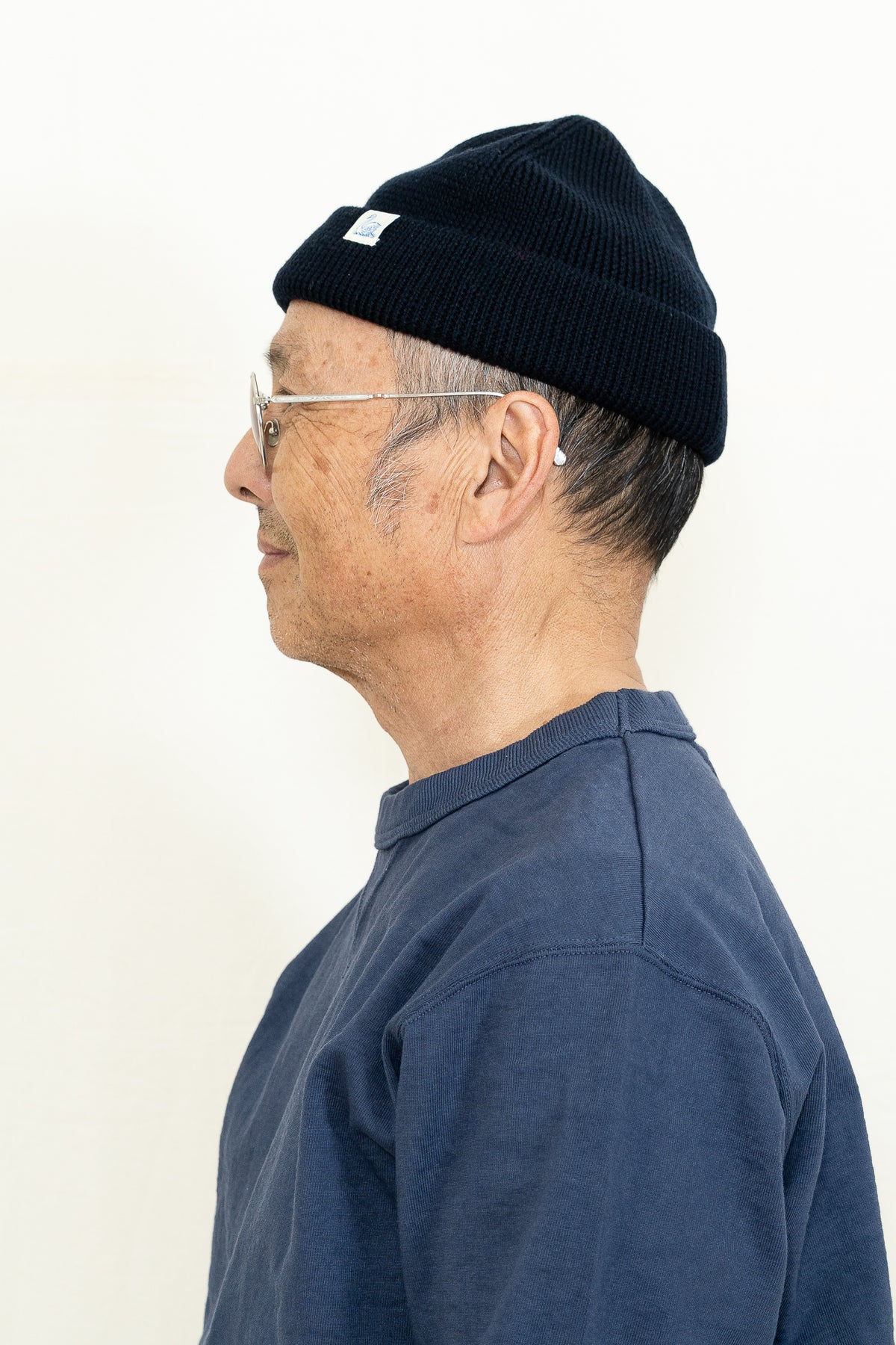Merz b. Schwanen Watch Cap-Dark Navy