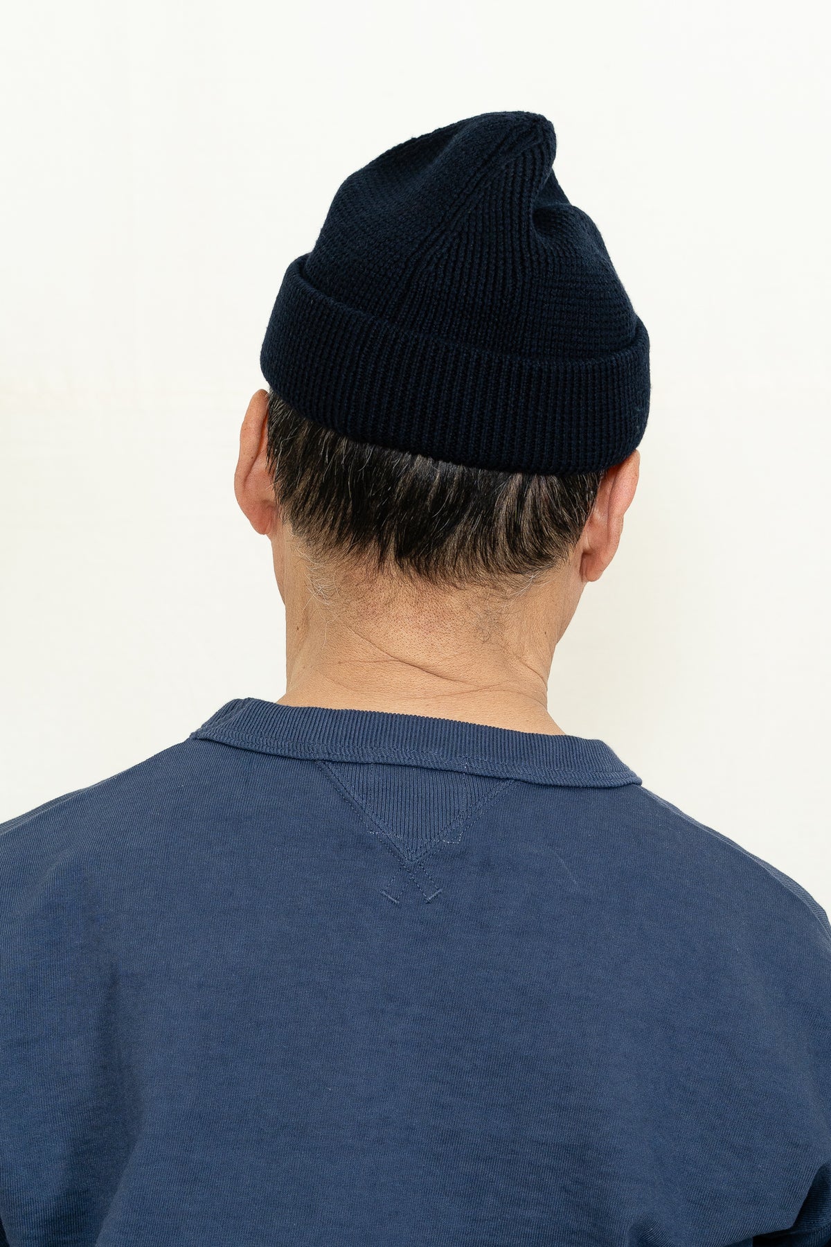 Merz b. Schwanen Watch Cap-Dark Navy