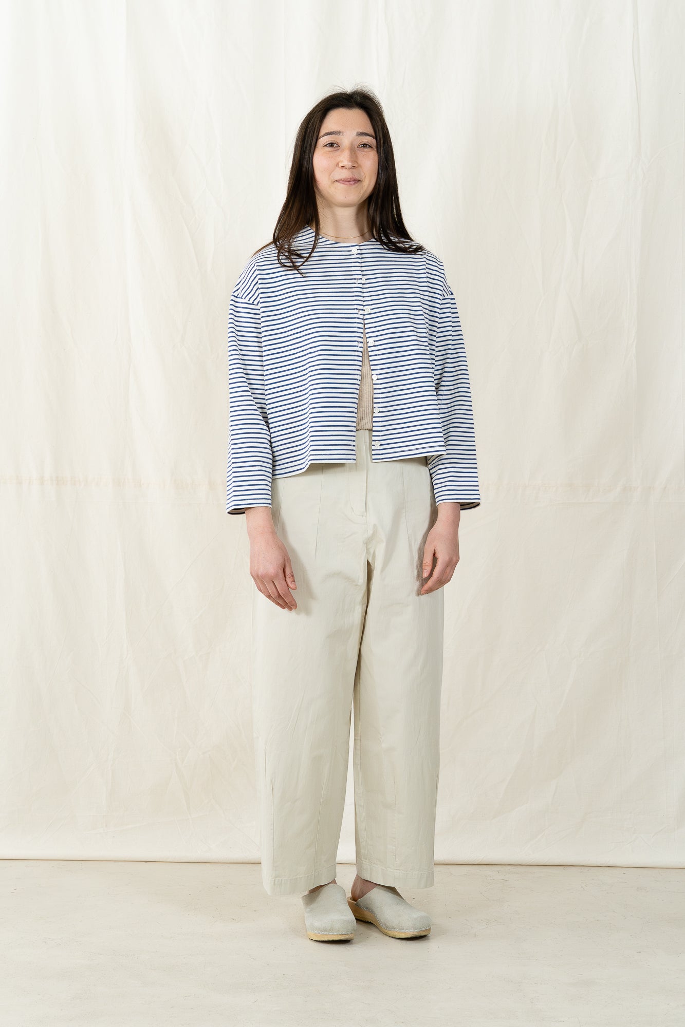 V::Room Striped Cardigan