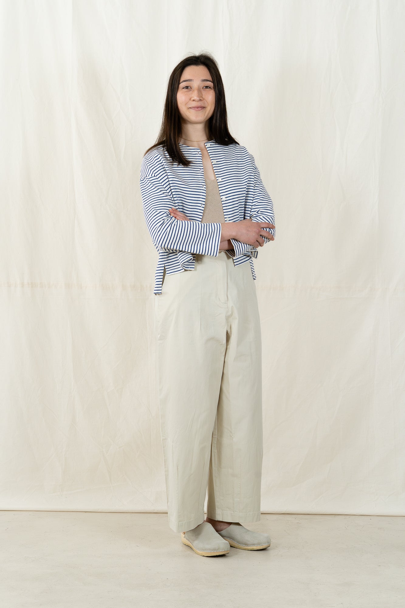 V::Room Striped Cardigan
