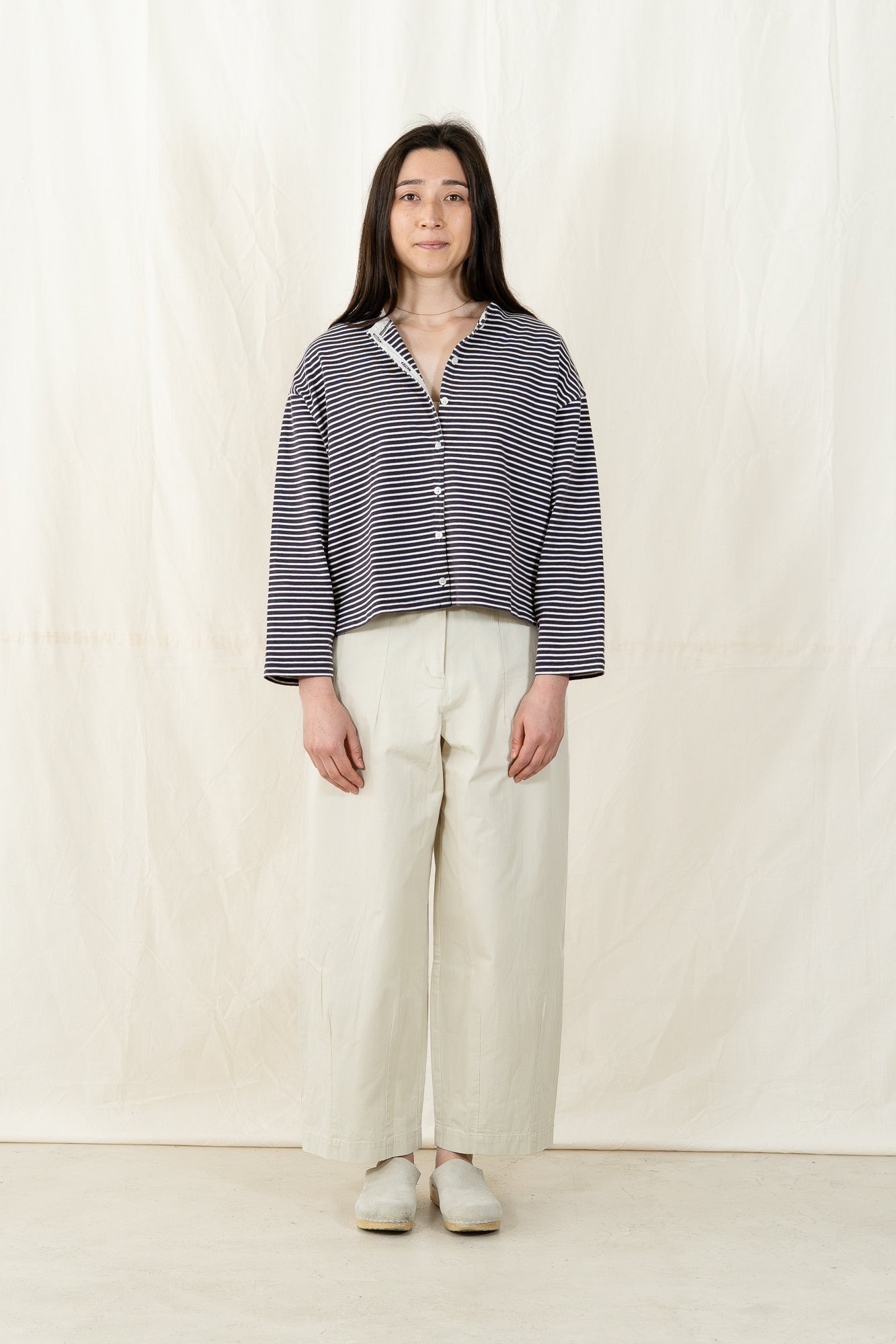 V::Room Striped Cardigan