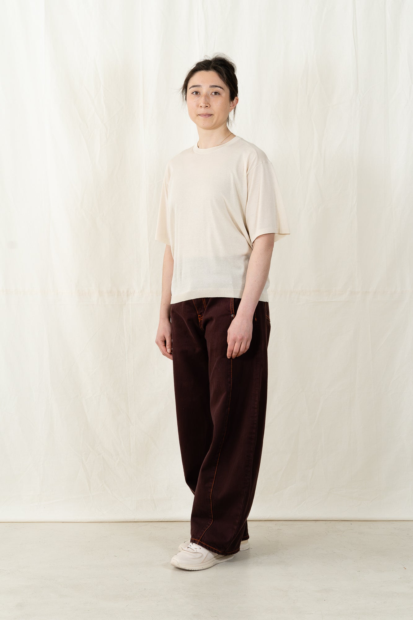Sayaka Davis Sheer Knit Tee