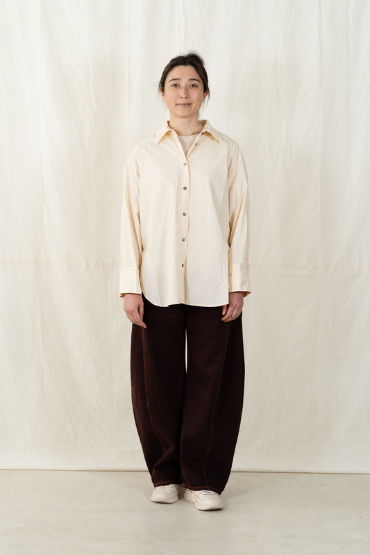 Sayaka Davis Crinkled Oversized Shirt