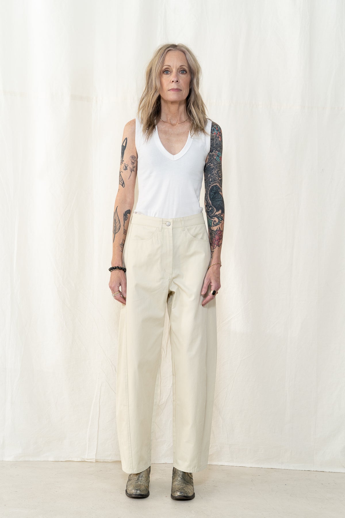 KLOKE Nacre Pant in Stone