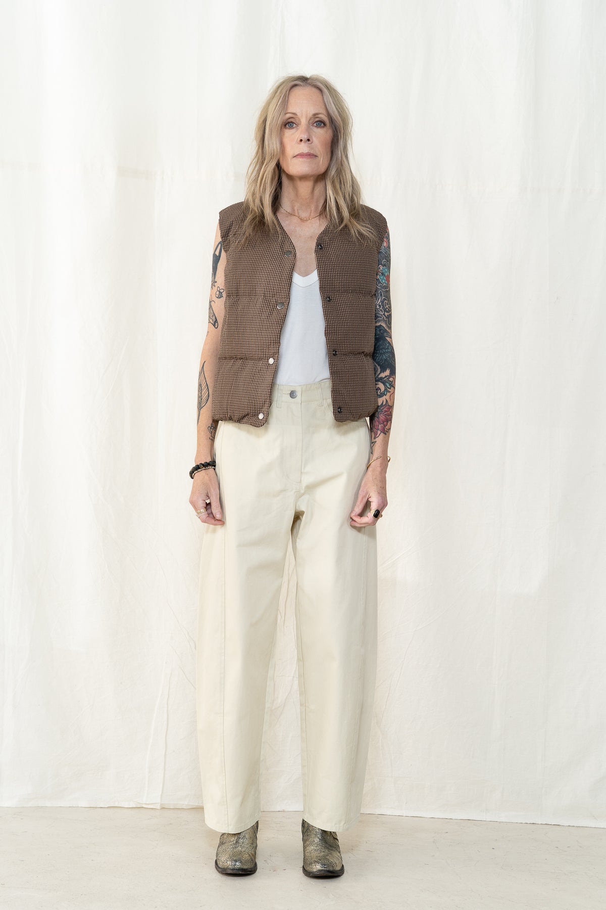 KLOKE Static Quilted Vest in Cocoa
