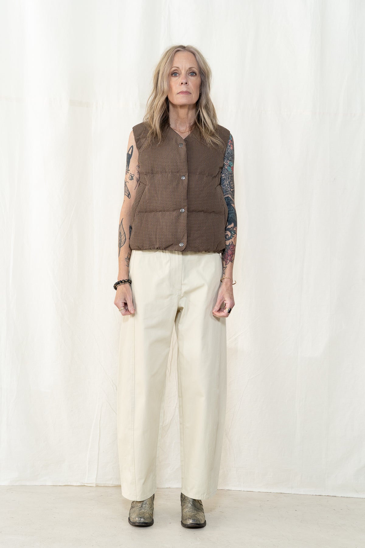 KLOKE Static Quilted Vest in Cocoa