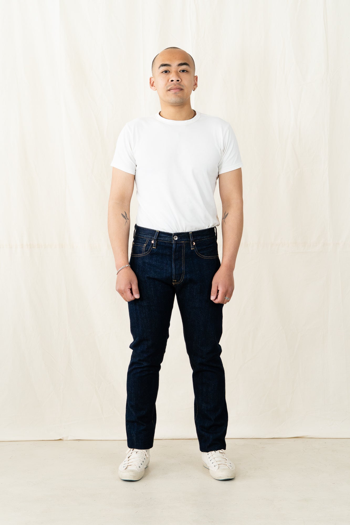 C.O.F. Studio M7 Taper Kuroki Selvedge Rinsed Denim