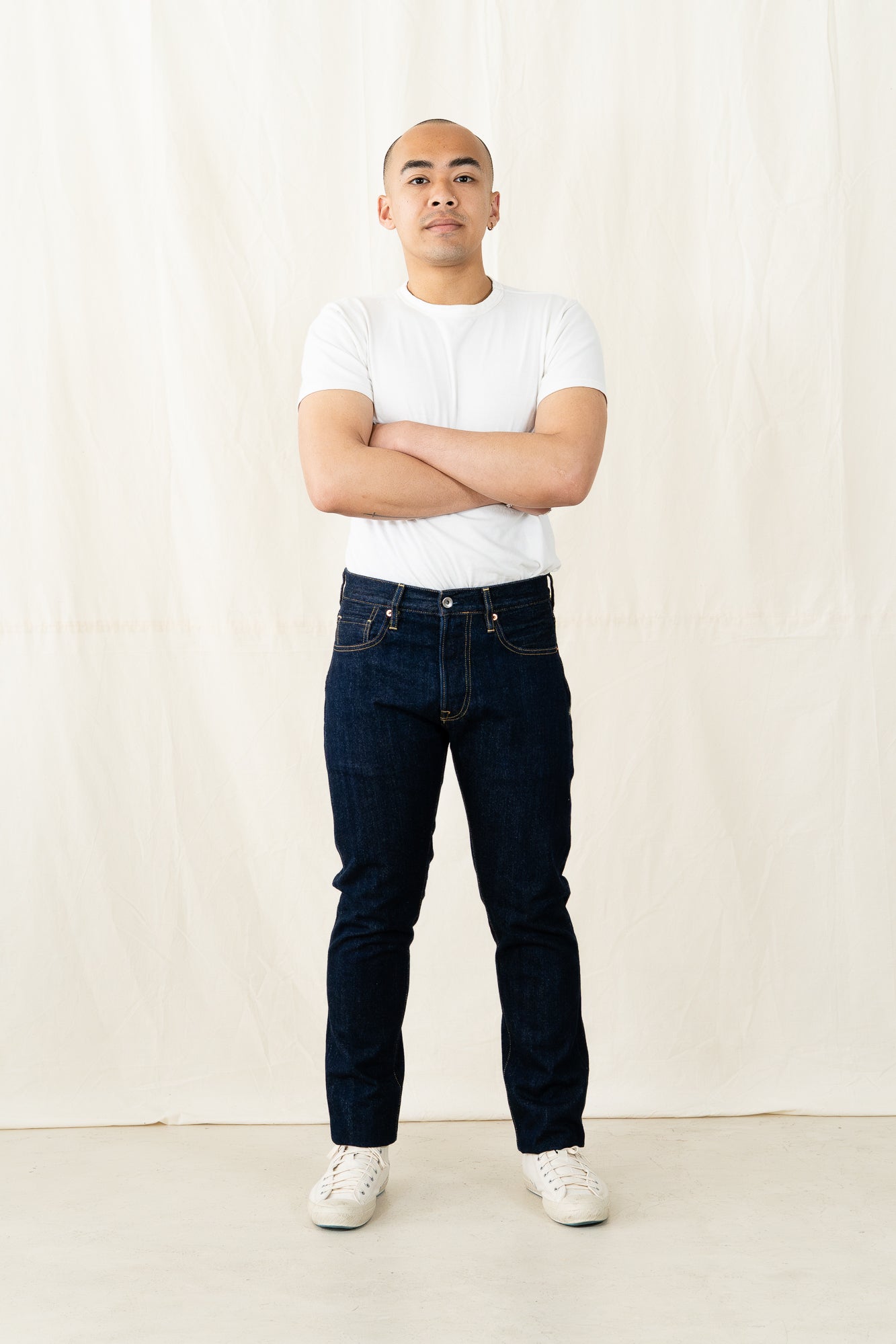 C.O.F. Studio M7 Taper Kuroki Selvedge Rinsed Denim