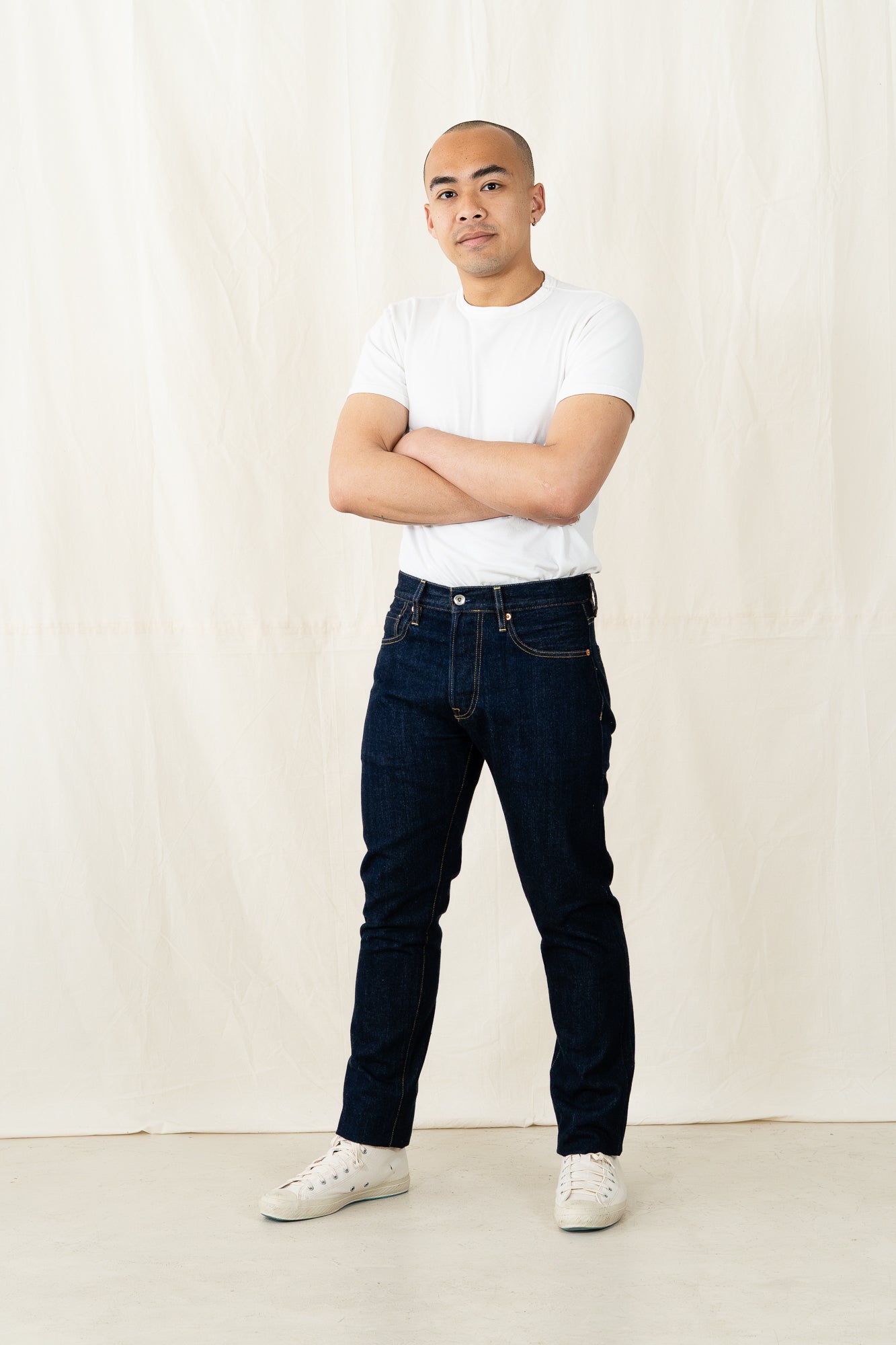 C.O.F. Studio M7 Taper Kuroki Selvedge Rinsed Denim