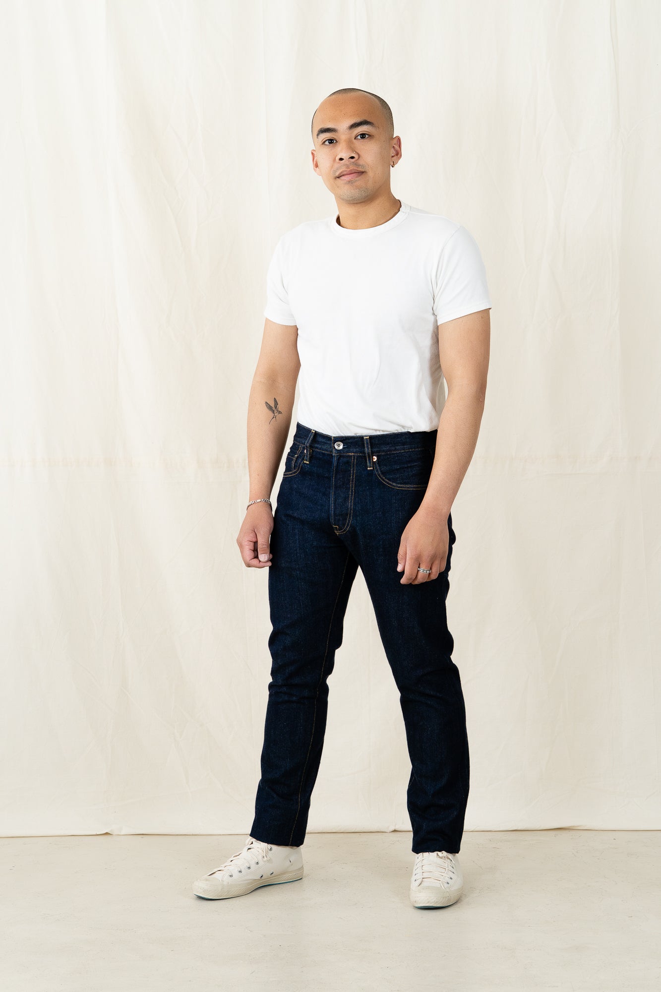 C.O.F. Studio M7 Taper Kuroki Selvedge Rinsed Denim
