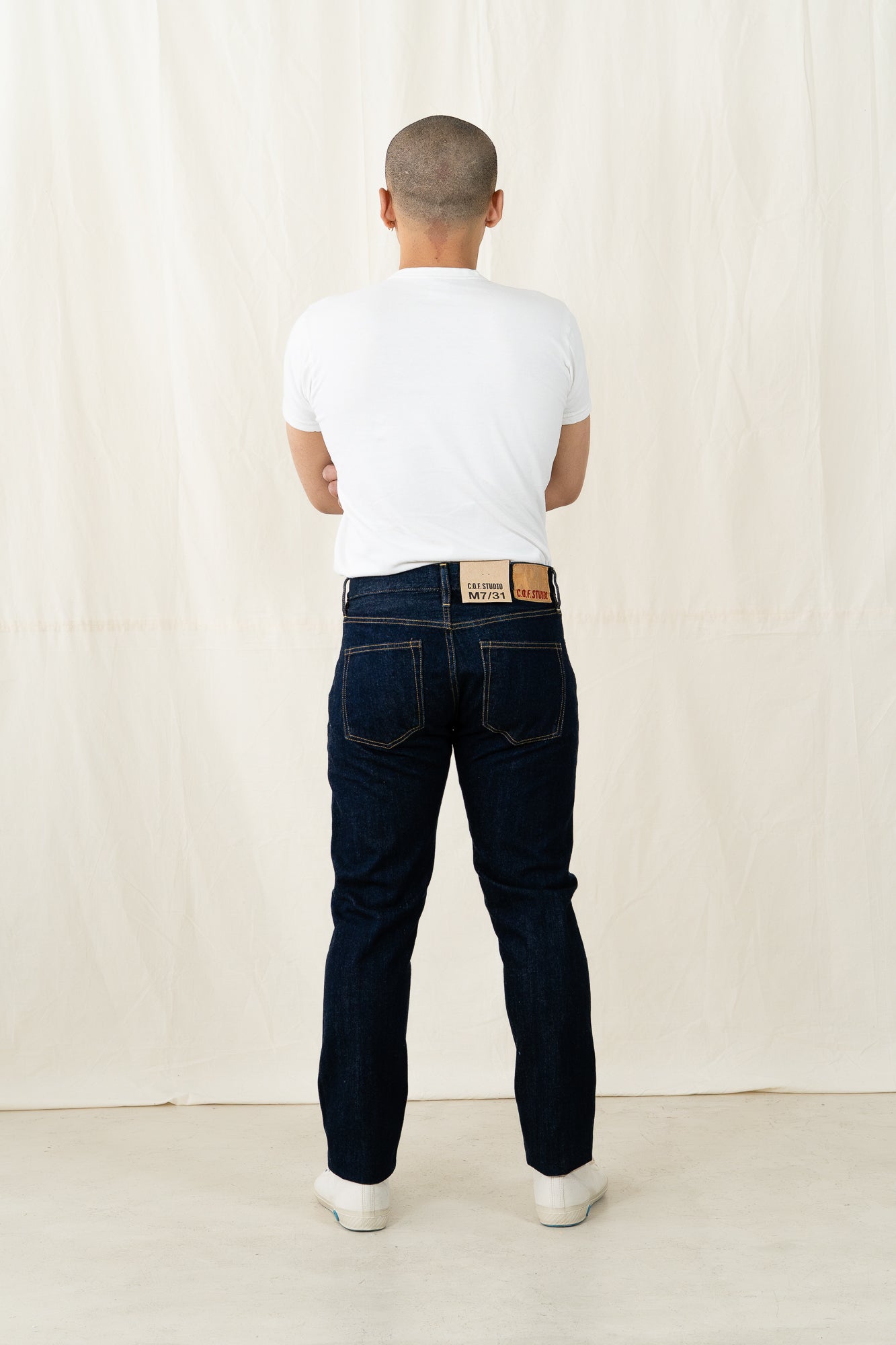 C.O.F. Studio M7 Taper Kuroki Selvedge Rinsed Denim