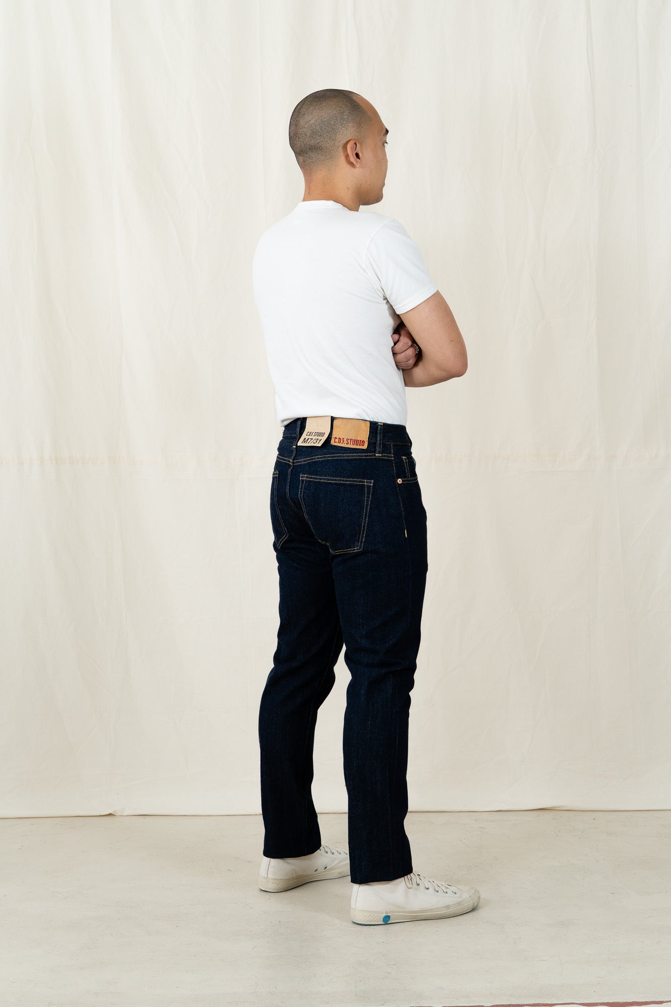 C.O.F. Studio M7 Taper Kuroki Selvedge Rinsed Denim