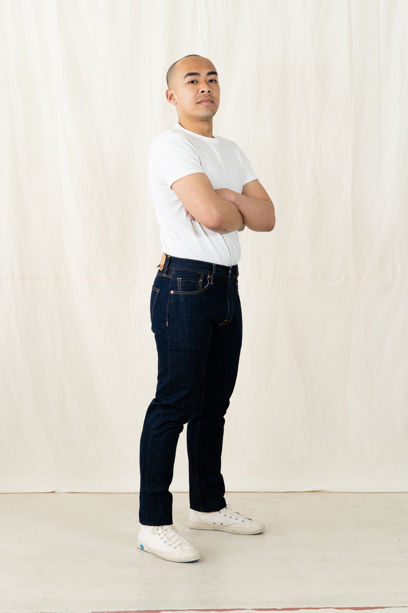 C.O.F. Studio M7 Taper Kuroki Selvedge Rinsed Denim