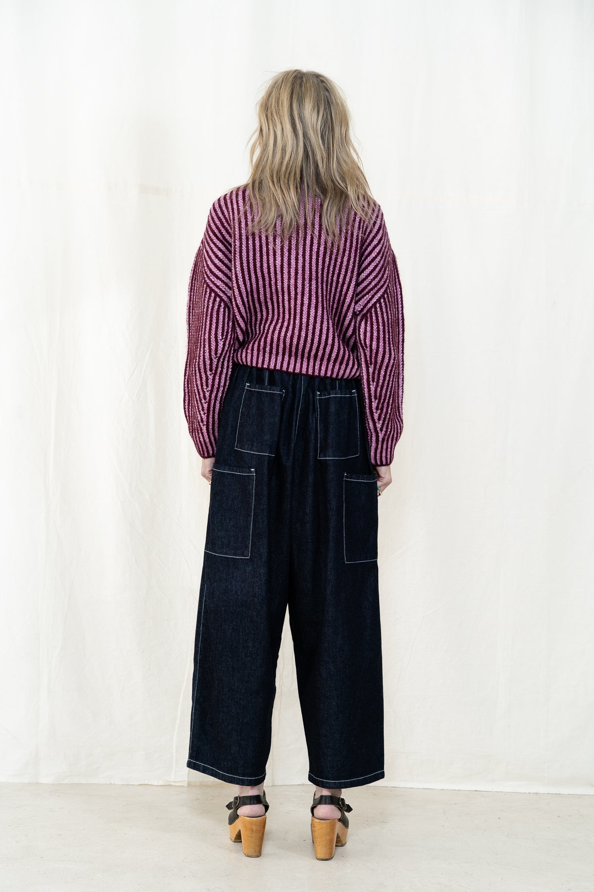 Micaela Greg Ines Sweater in Berry