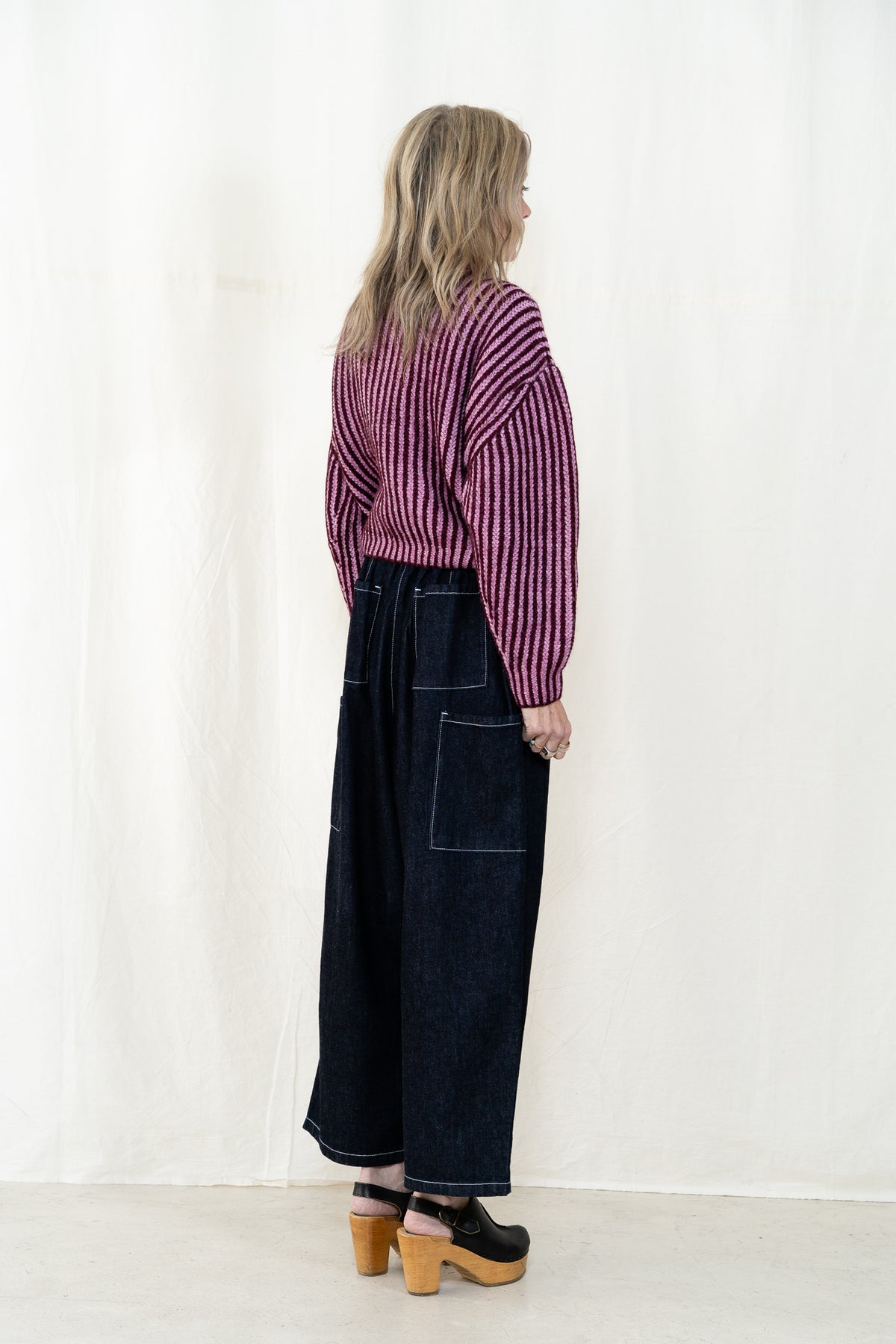 Micaela Greg Ines Sweater in Berry