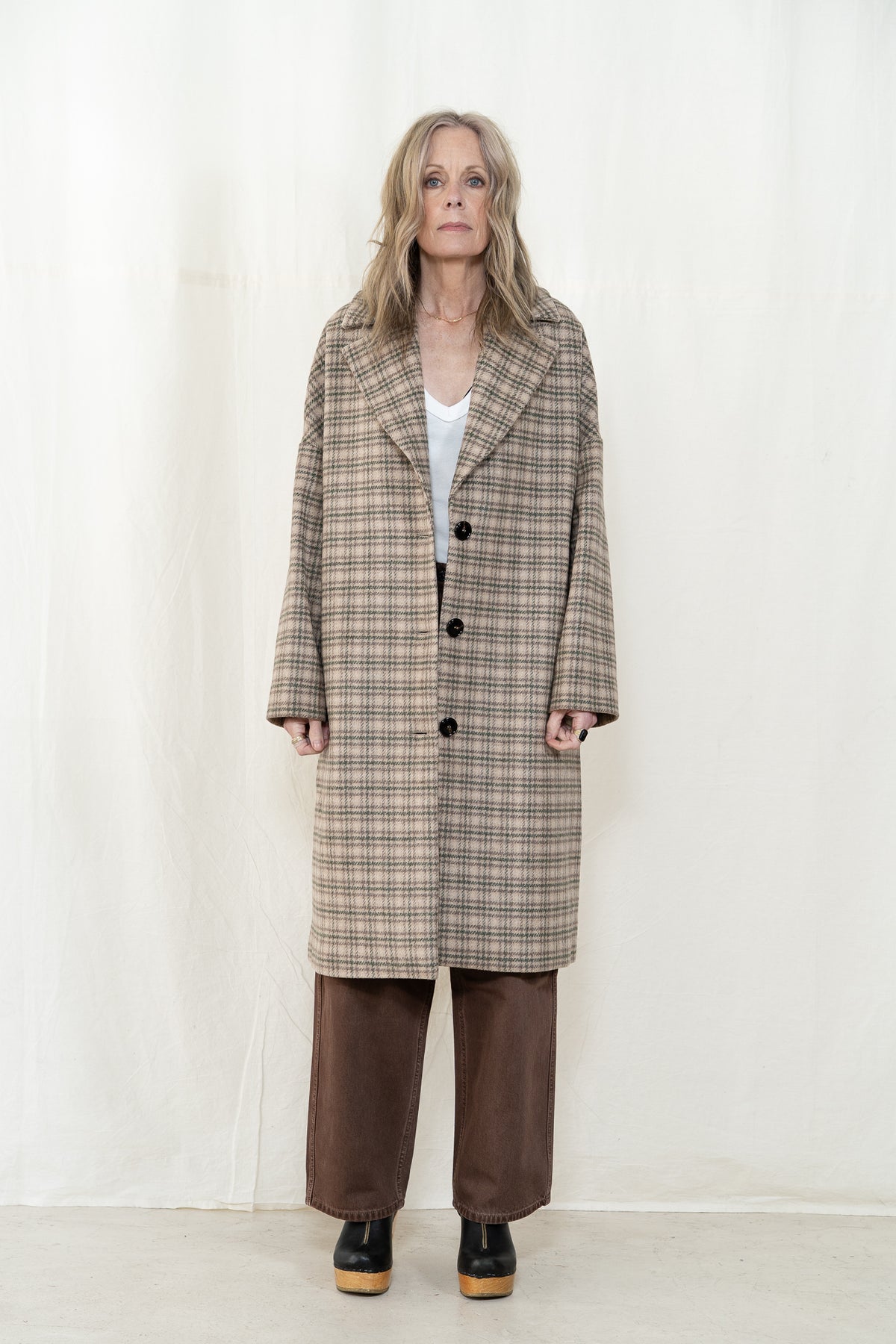 Rita Row Hyat Coat in Checkered