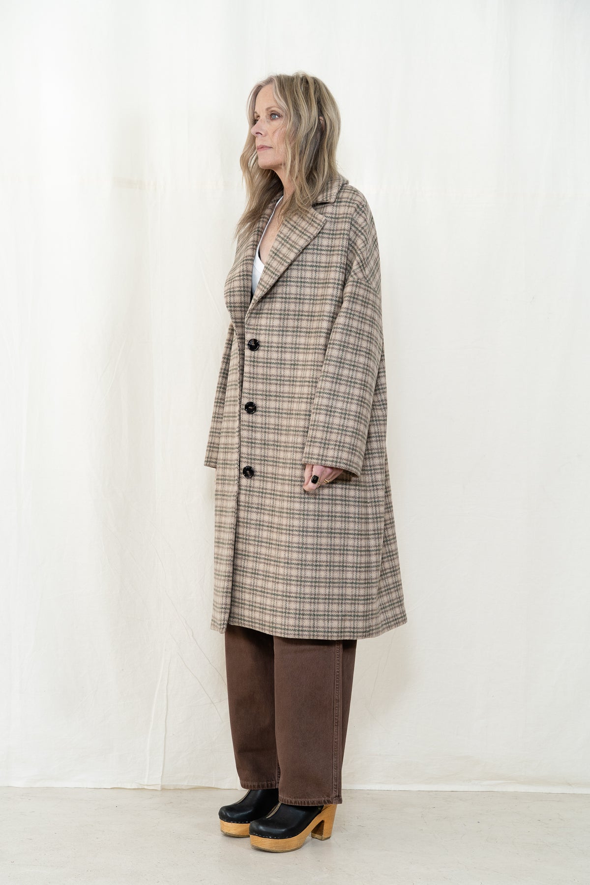 Rita Row Hyat Coat in Checkered