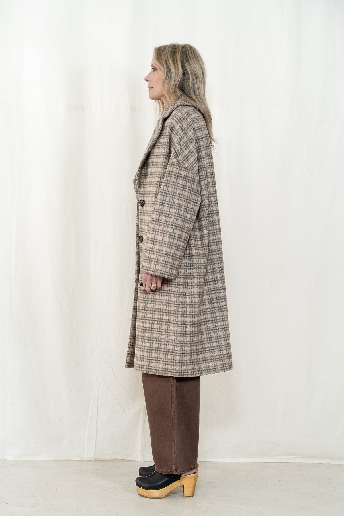 Rita Row Hyat Coat in Checkered