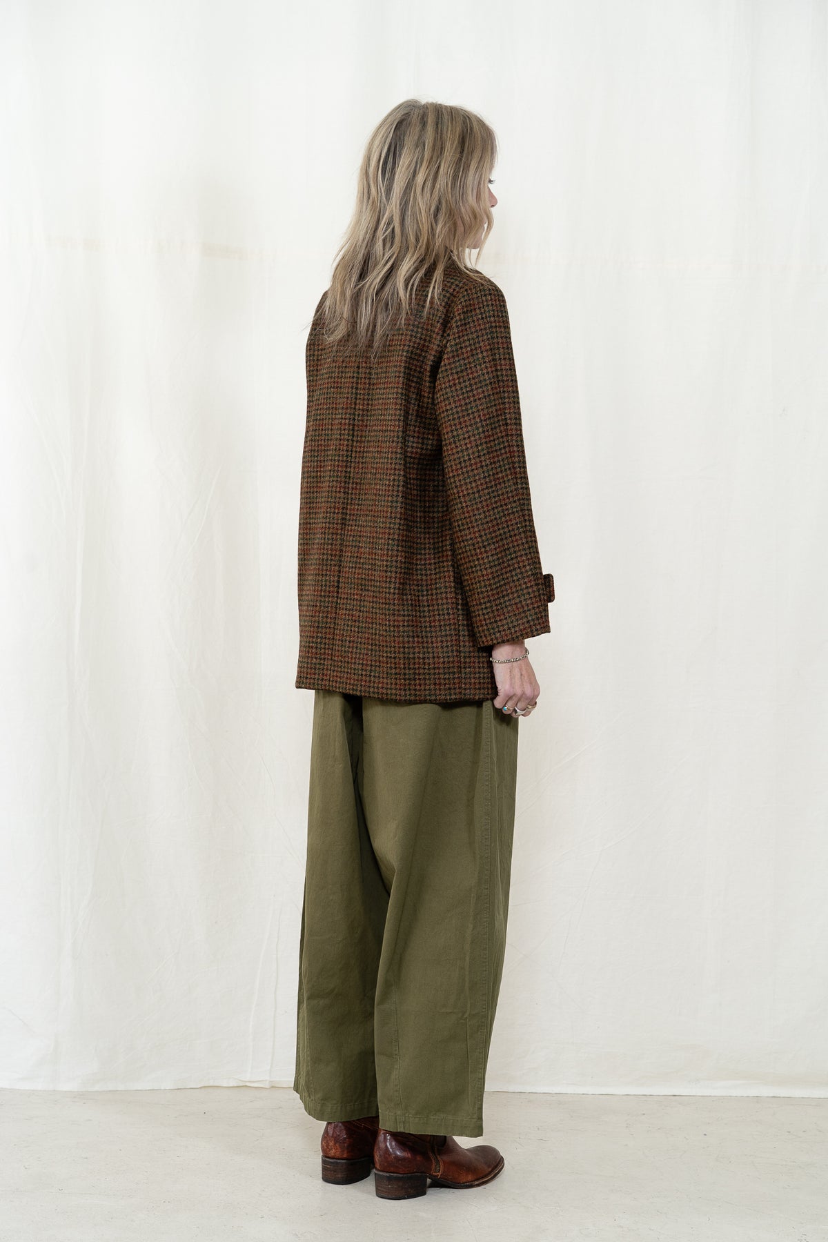 Hye Sun Mun Diana Blazer in Houndstooth