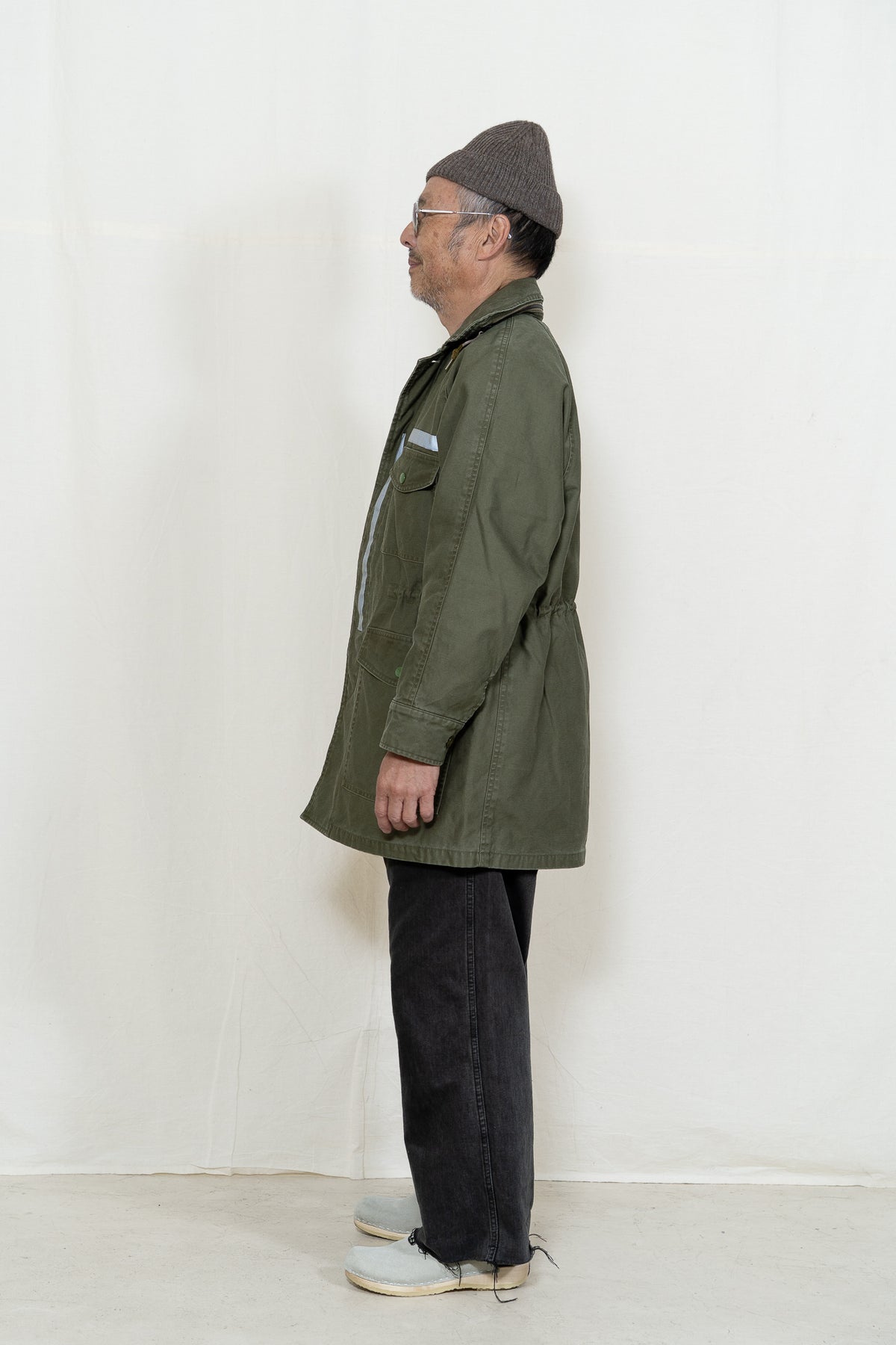 Chimala Air Force Cattle Jacket in Khaki Green