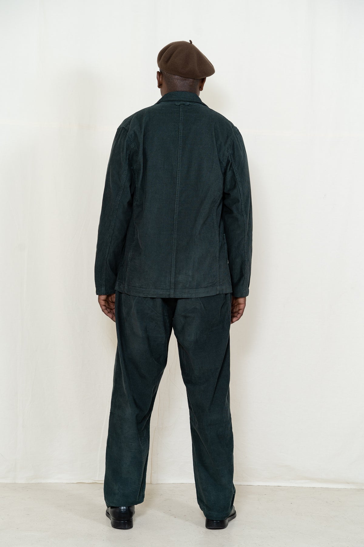Service Works Cord Server Suit Jacket in Jewel Green