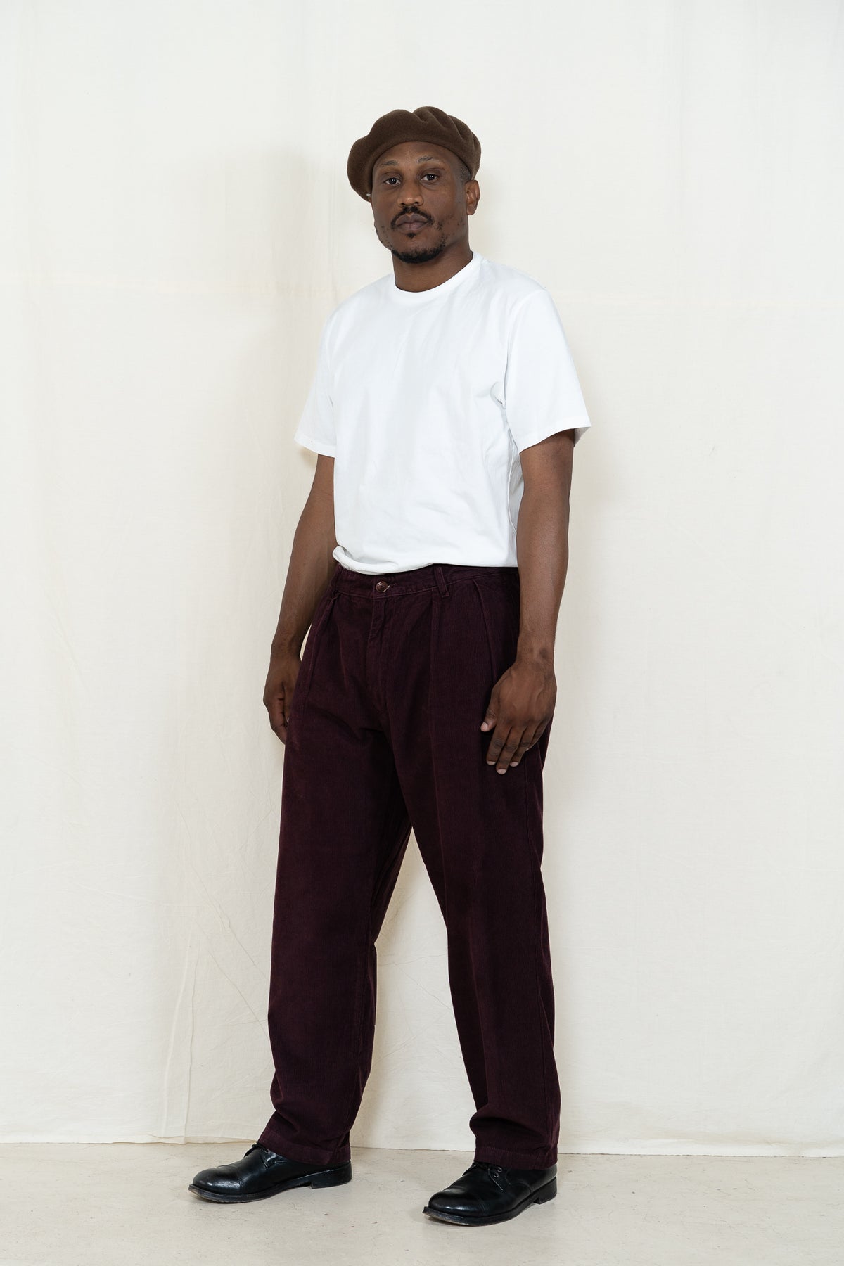 Service Works Cord Part-Timer Pants in Burgundy