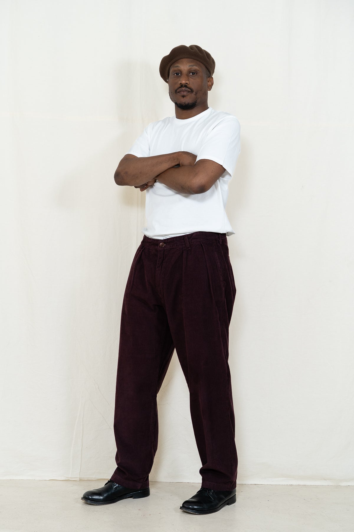Service Works Cord Part-Timer Pants in Burgundy