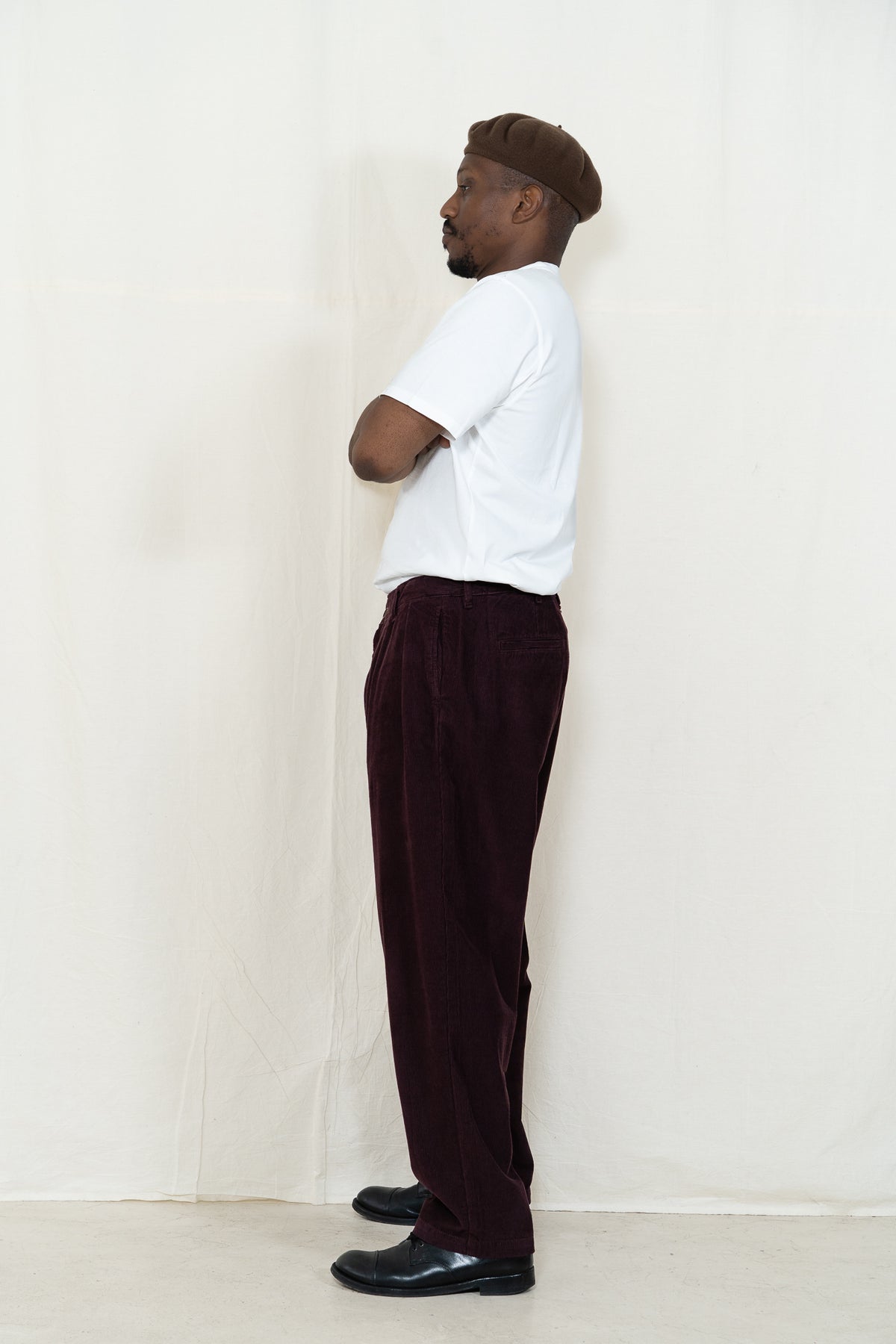 Service Works Cord Part-Timer Pants in Burgundy