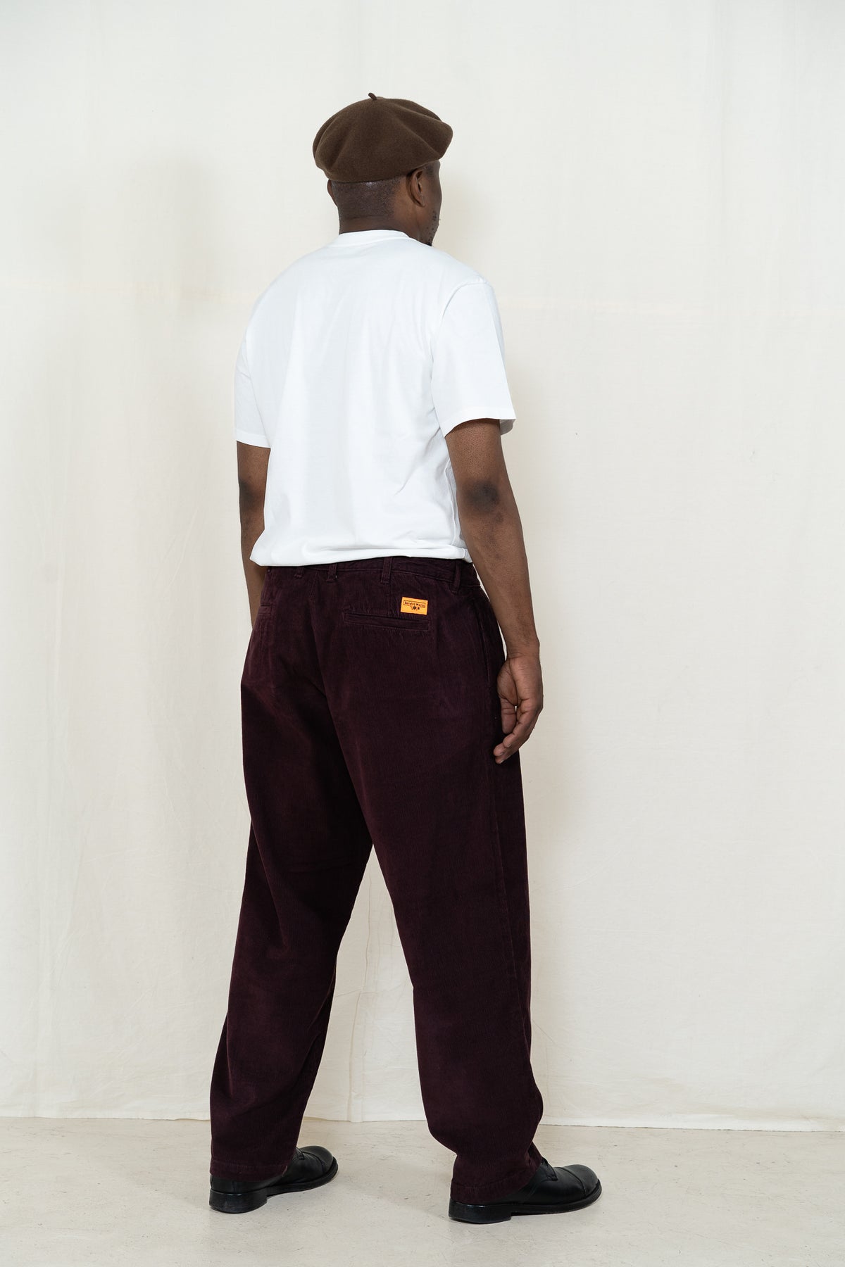 Service Works Cord Part-Timer Pants in Burgundy