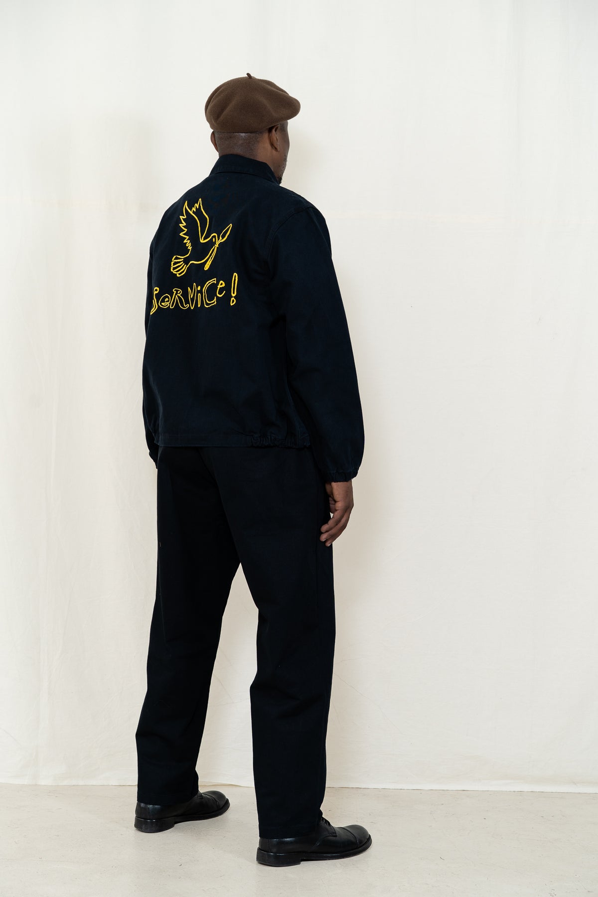 Service Works Dove Work Jacket in Black