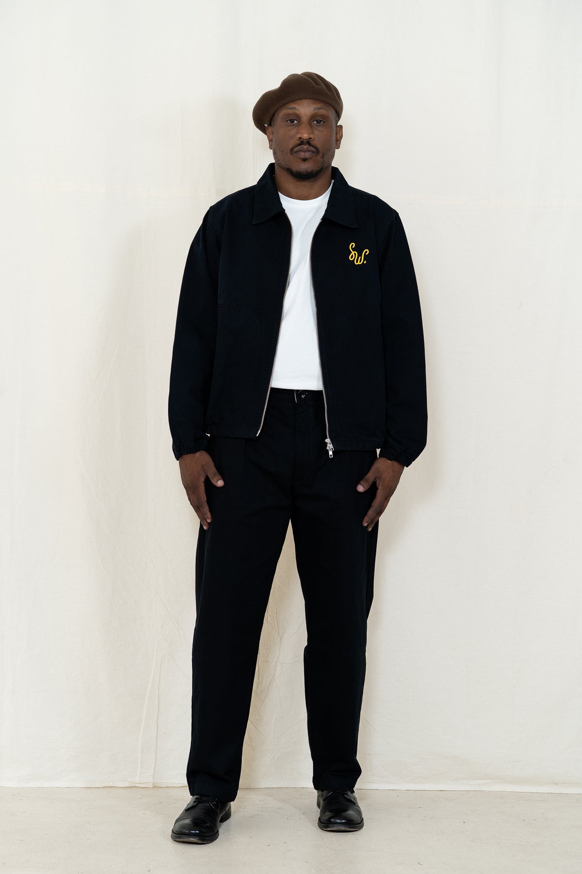 Service Works Dove Work Jacket in Black