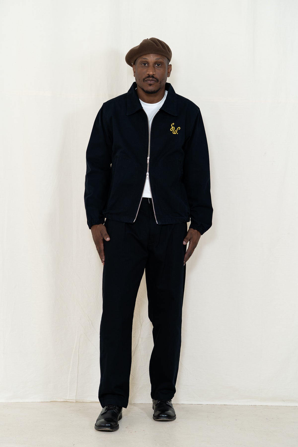 Service Works Dove Work Jacket in Black