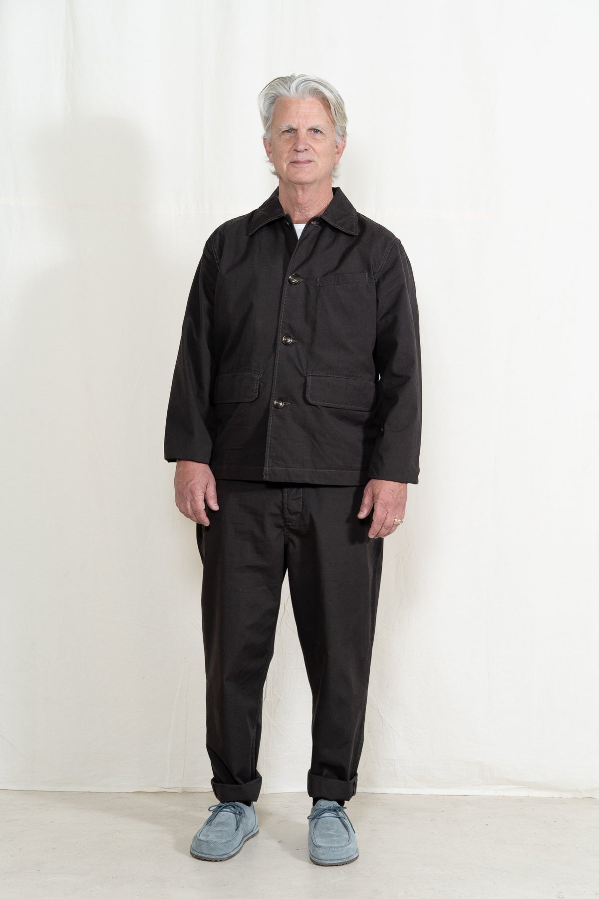 Universal Works Canvas Warmus Jacket in Brown