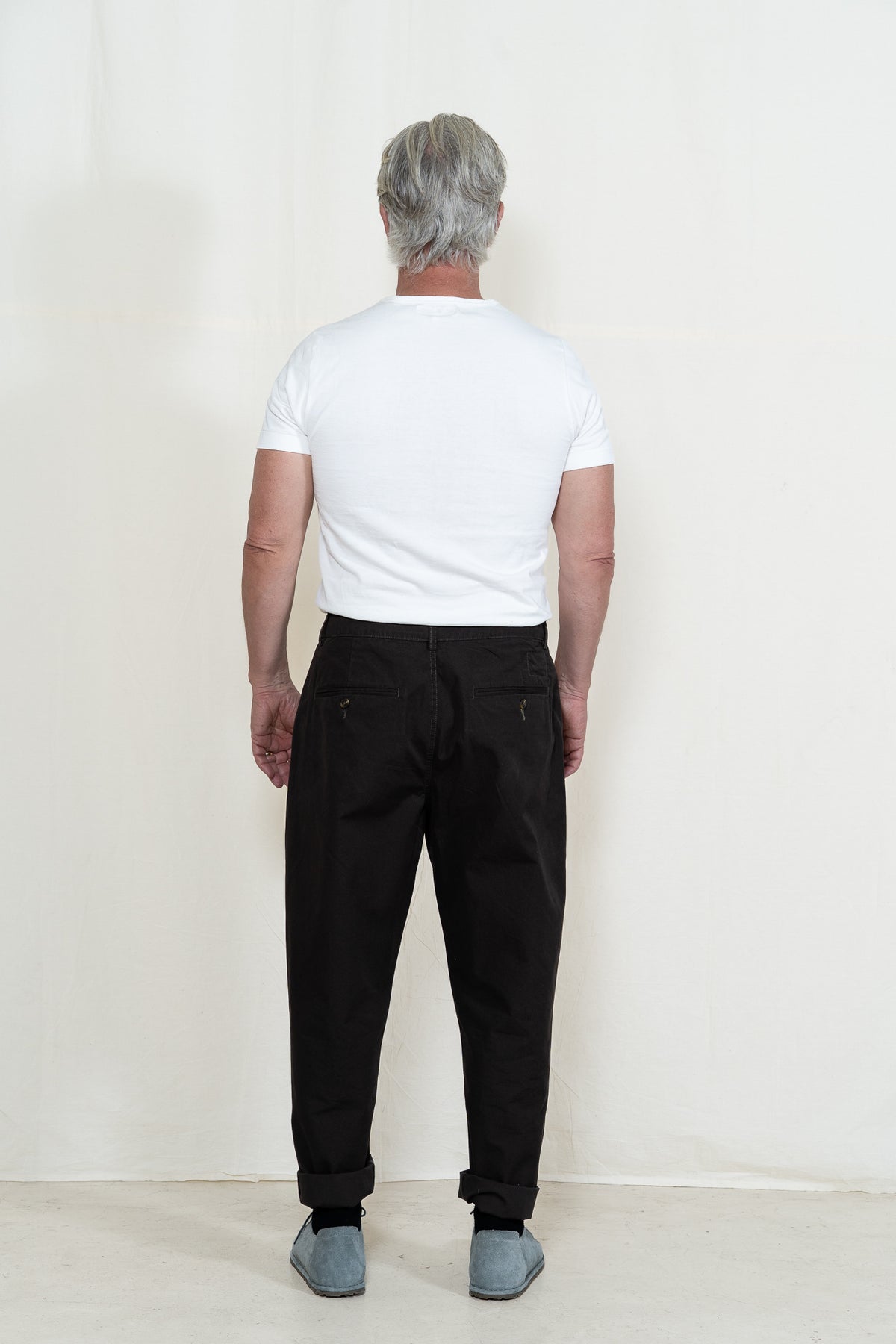 Universal Works Canvas Military Chino in Brown