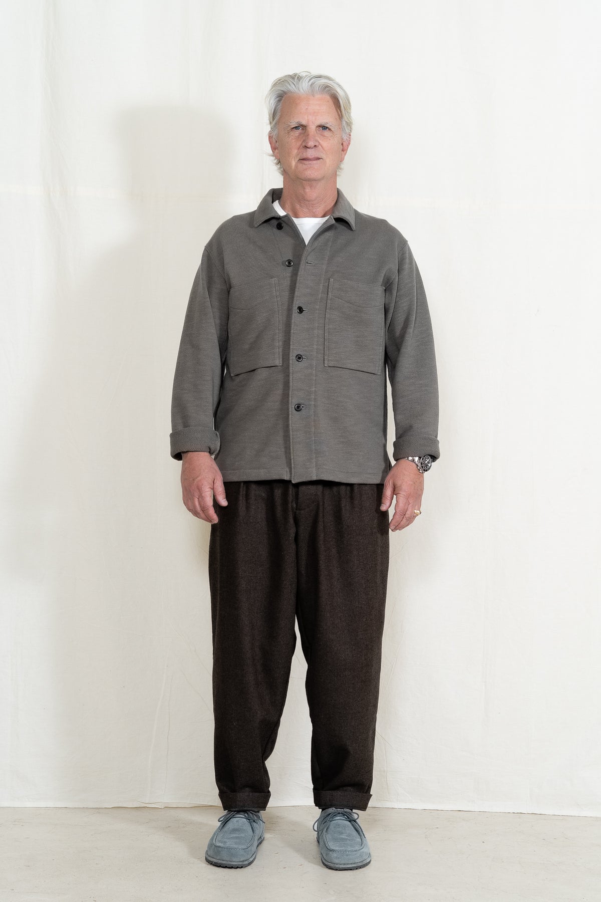 Jackman GG Sweat BB Shirt in Retro Olive