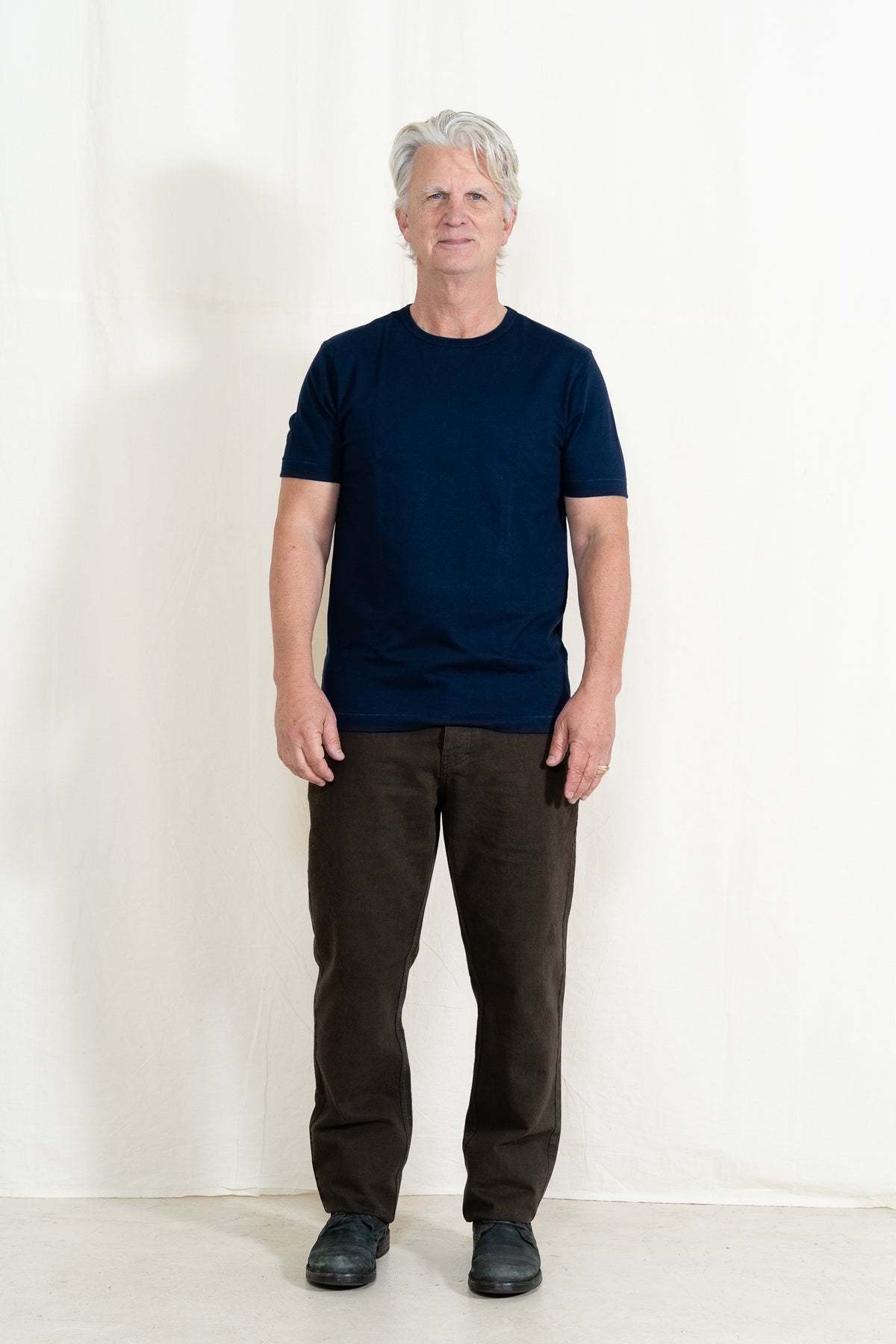 Merz b. Schwanen 2M15 T-Shirt in Ink Blue