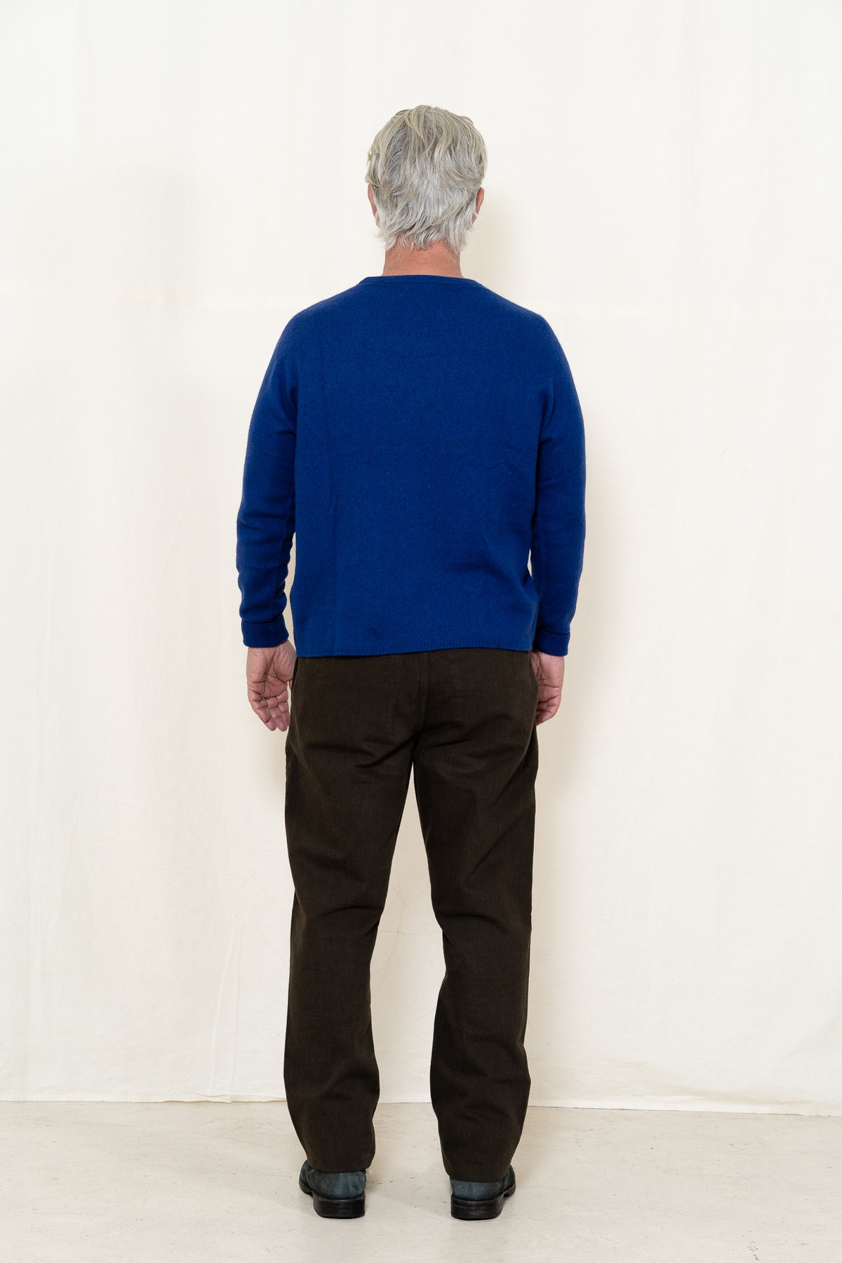 Merz b. Schwanen Crewneck 02 in Cornflower