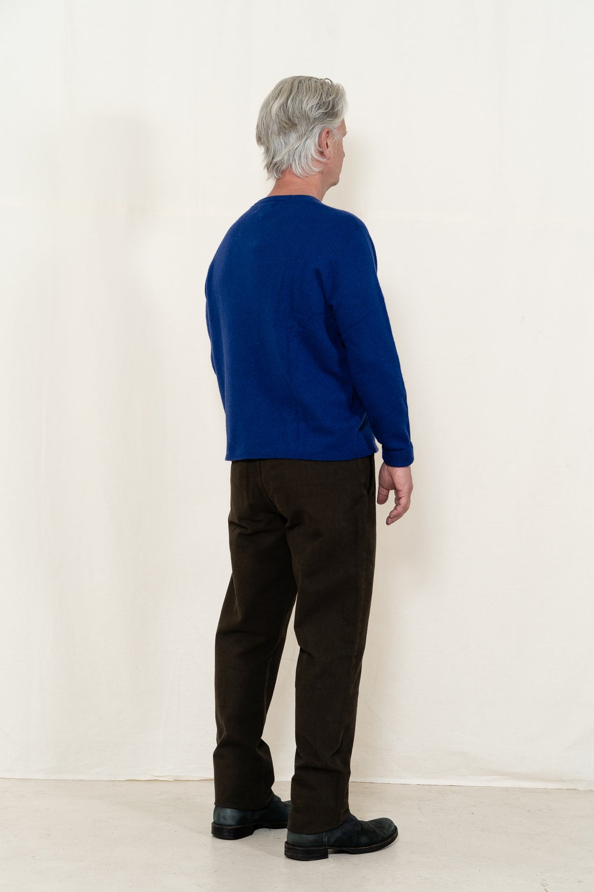 Merz b. Schwanen Crewneck 02 in Cornflower