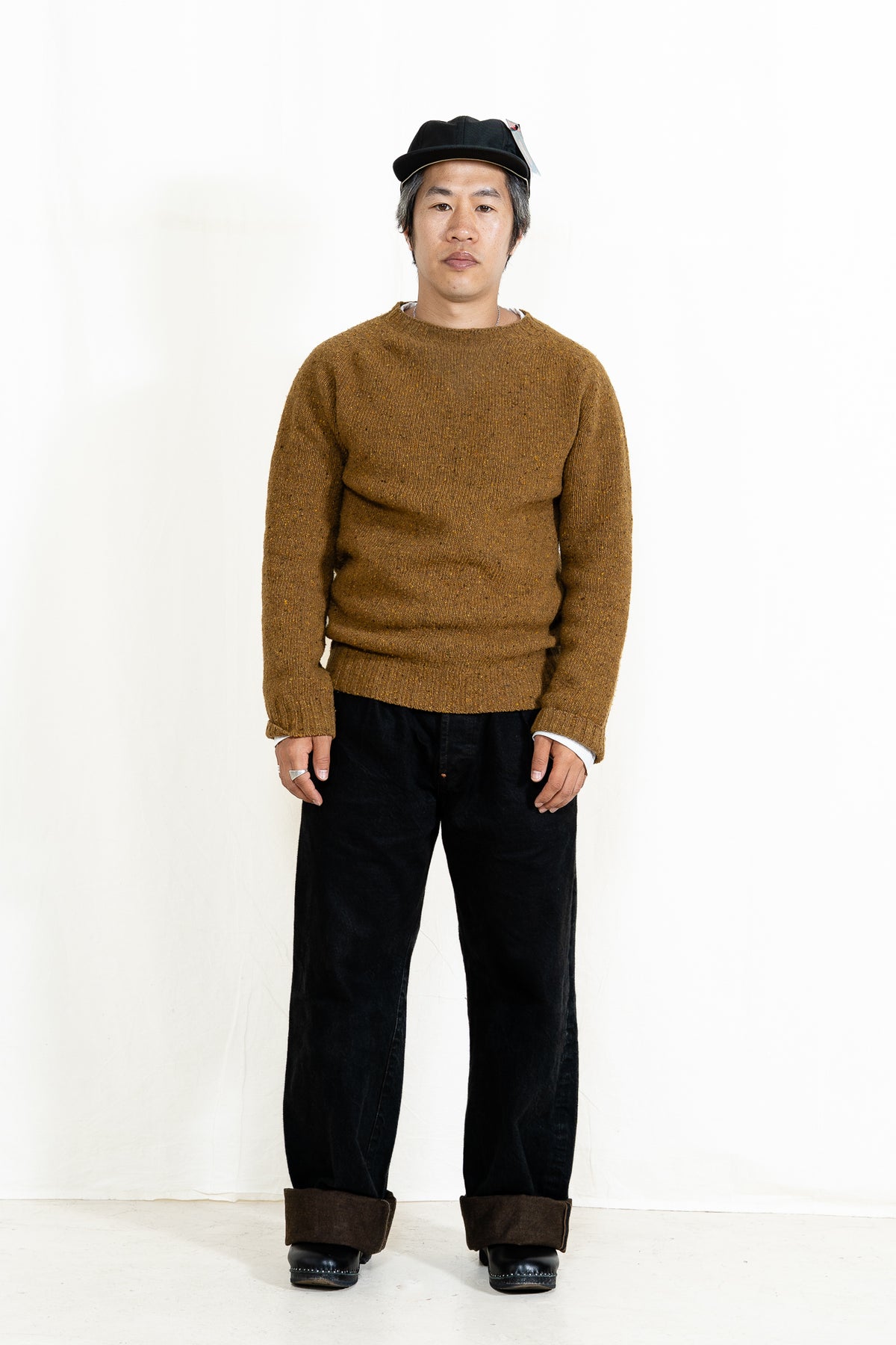 POTEN Gabardine Cap in Black