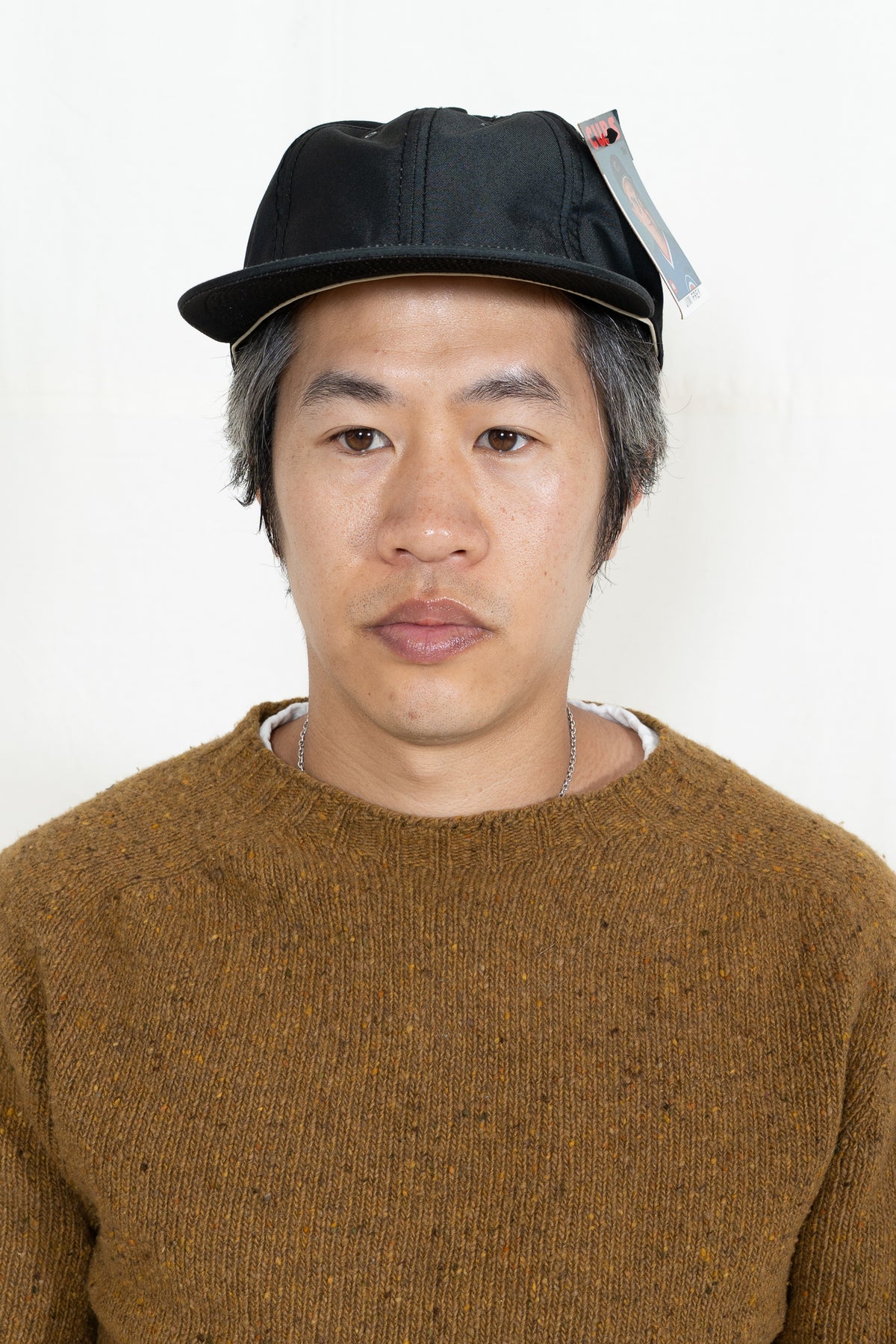 POTEN Gabardine Cap in Black