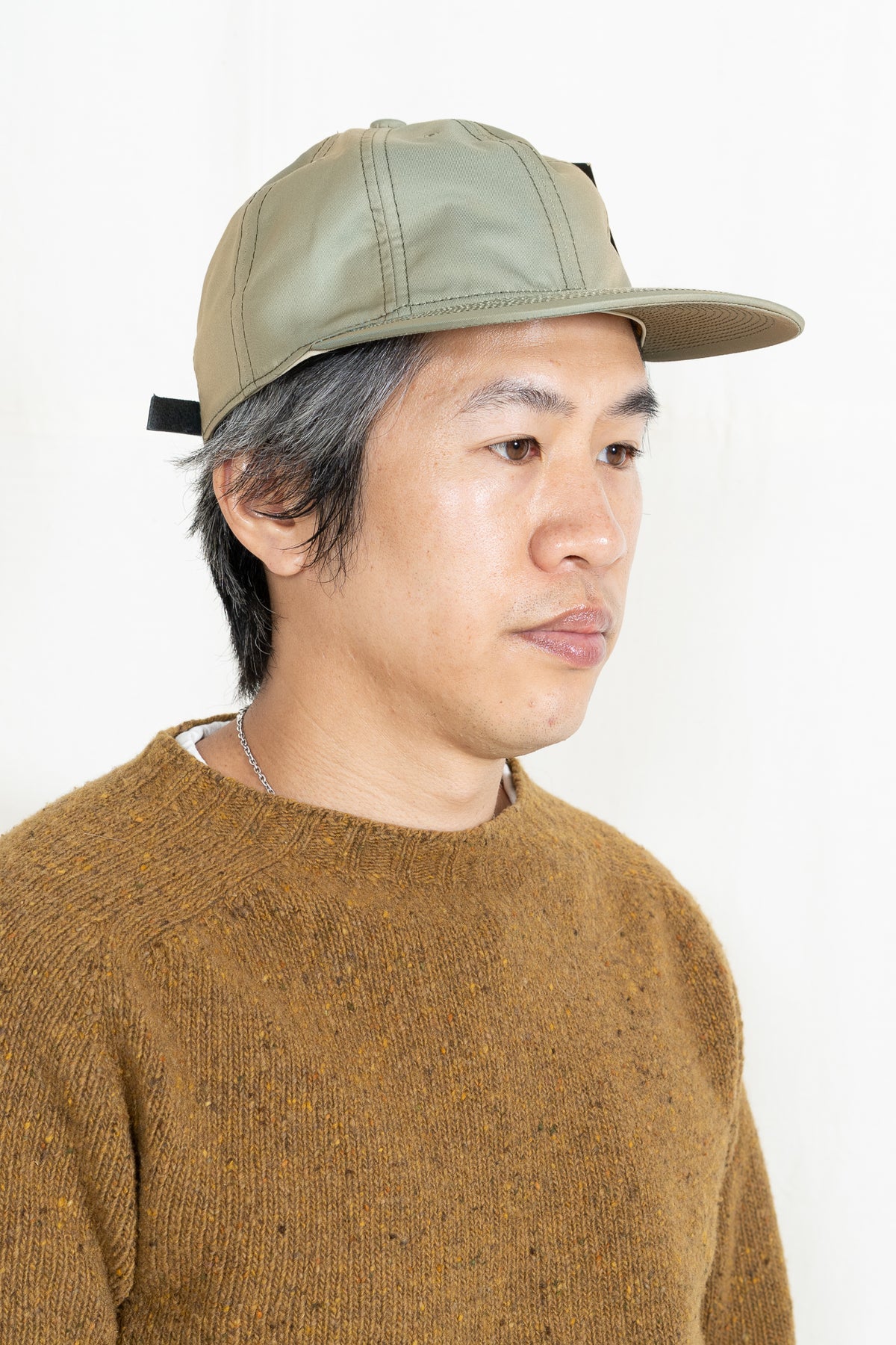 POTEN Gabardine Cap in Green
