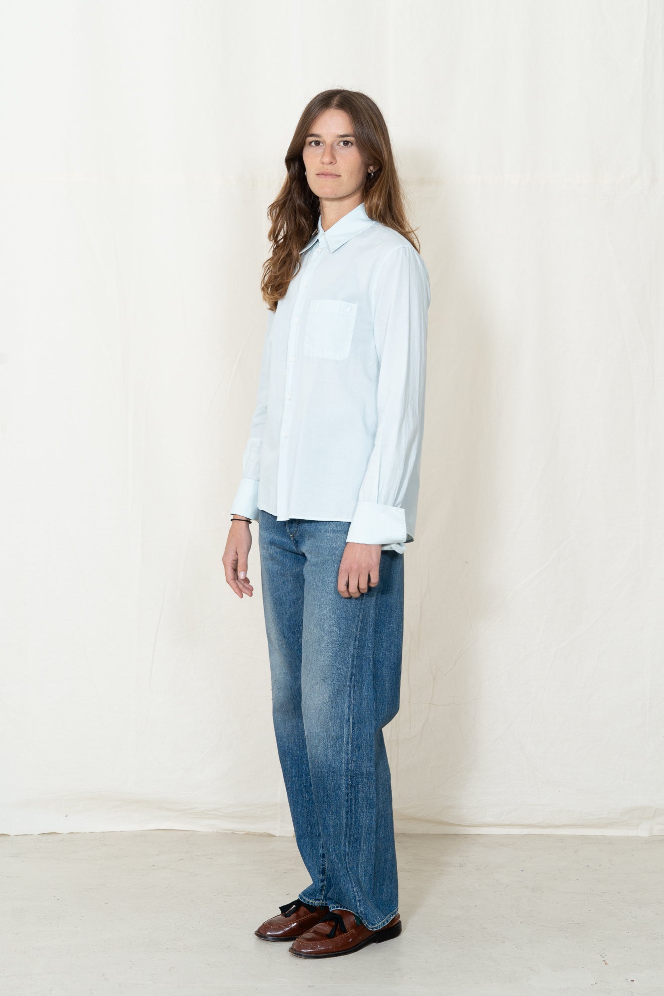 Merz b. Schwanen Women's Poplin Shirt Blouse