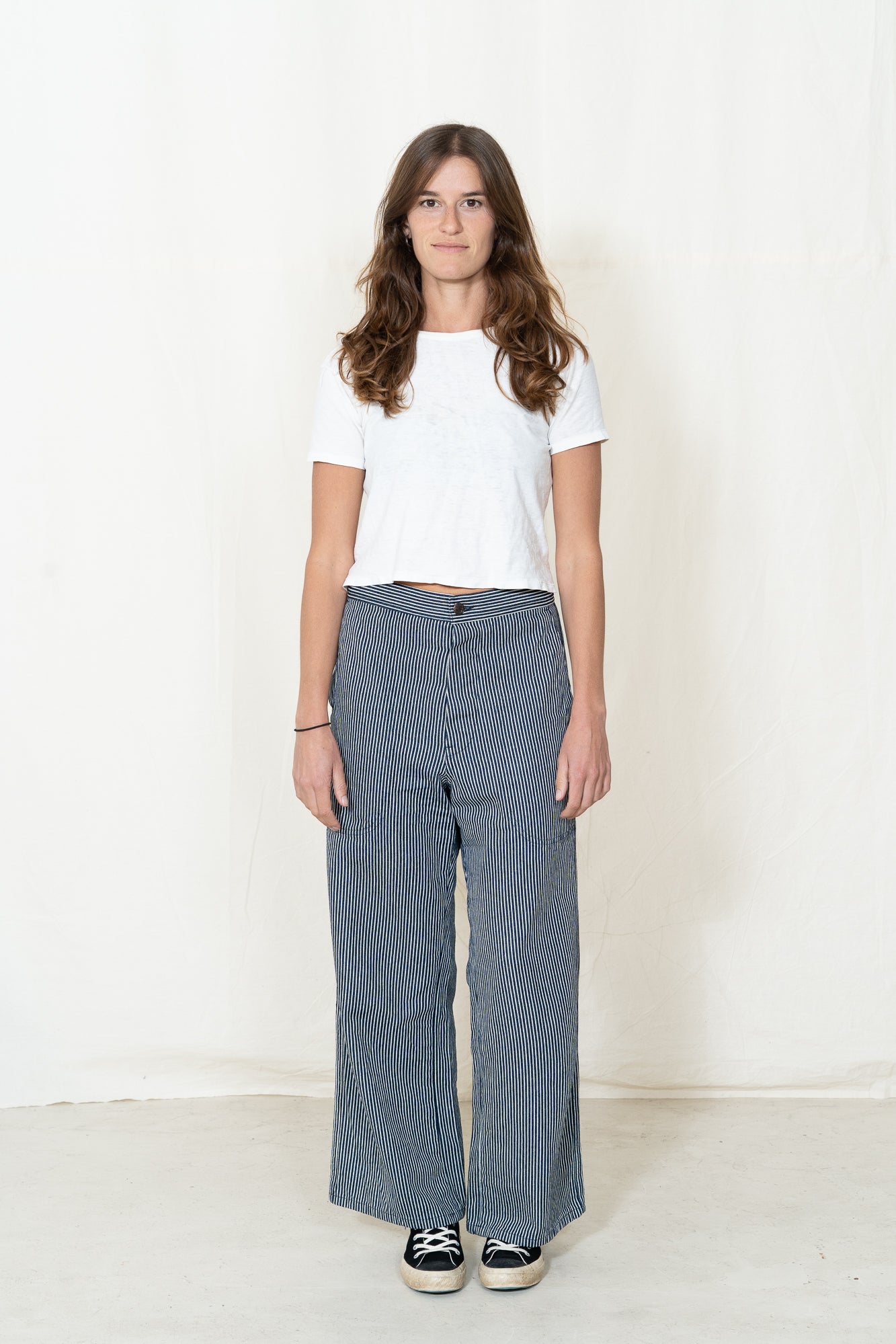 Uqnatu Railroad Stripe Sailor Pant