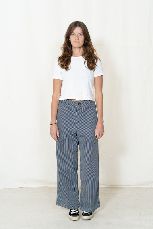 Uqnatu Railroad Stripe Sailor Pant