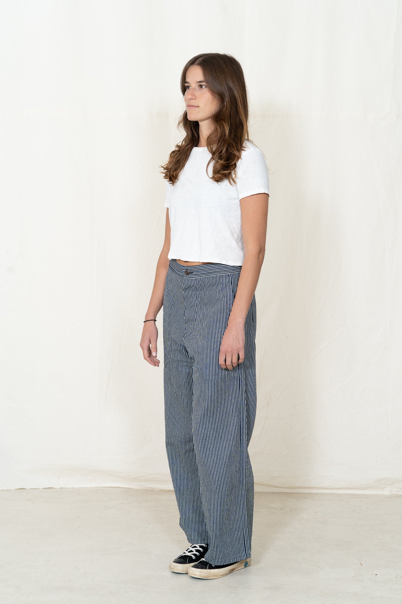 Uqnatu Railroad Stripe Sailor Pant