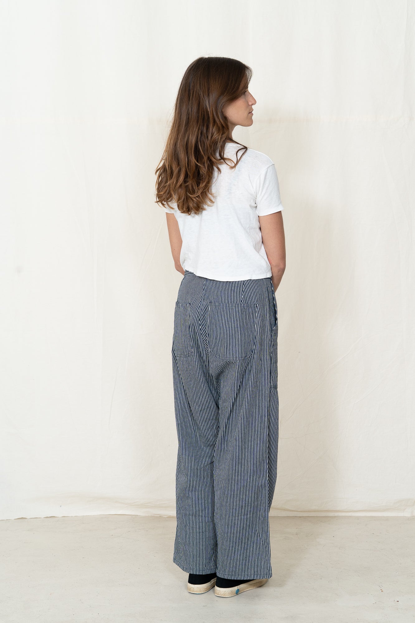 Uqnatu Railroad Stripe Sailor Pant
