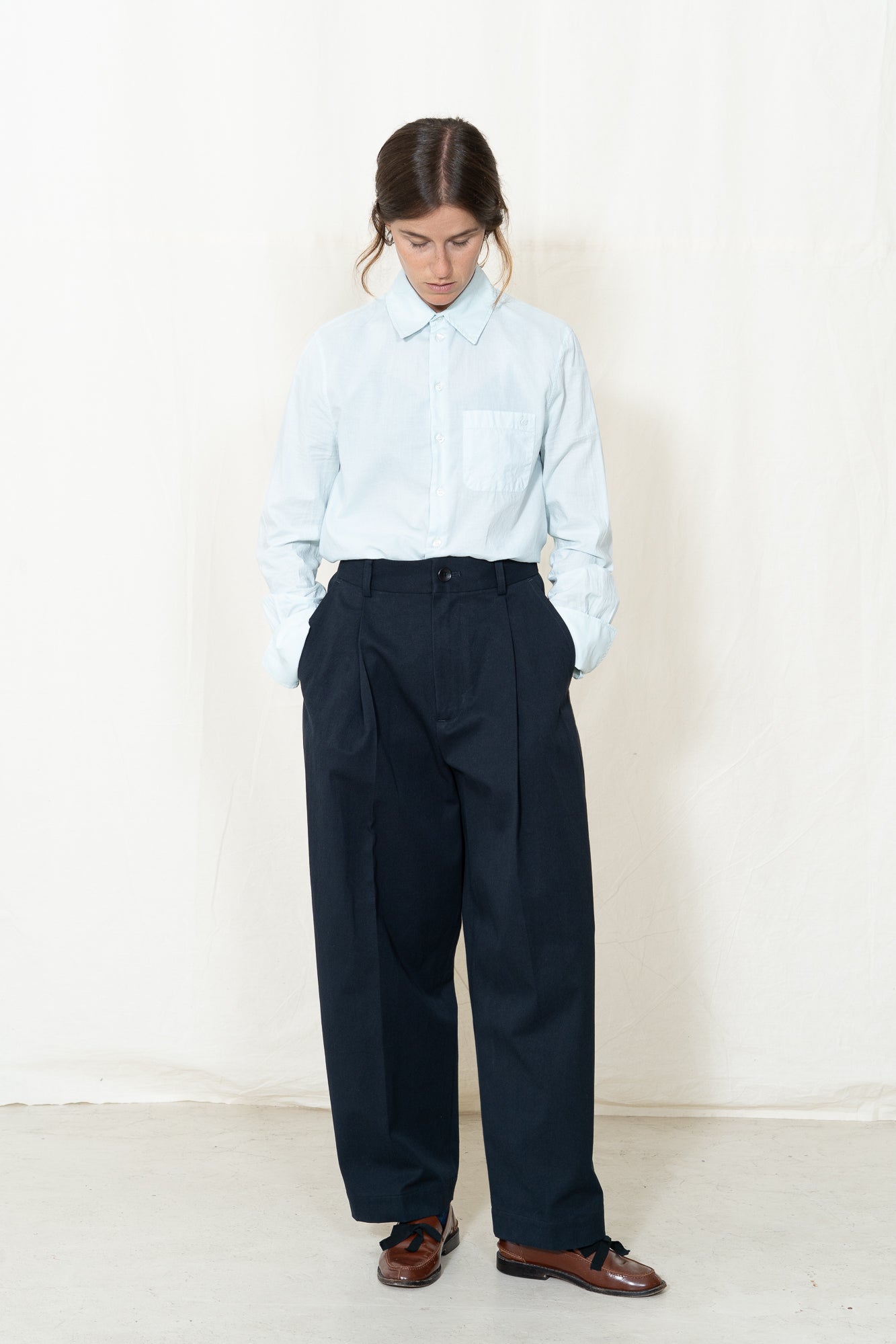 Nicholson & Nicholson Olive Chino Trousers